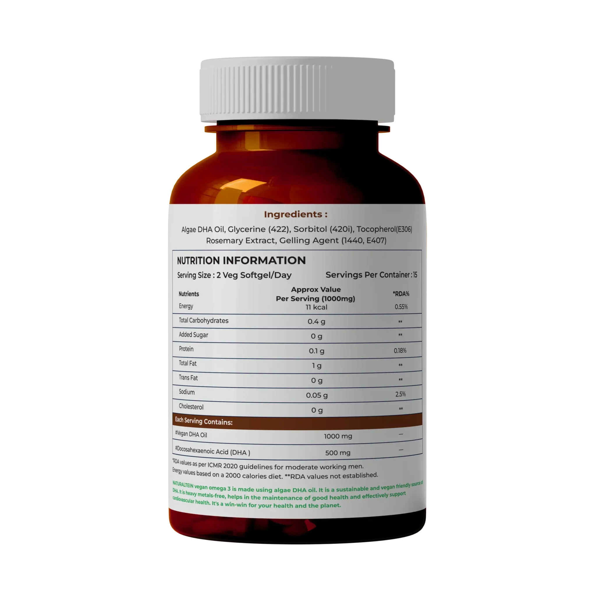 Algae Source Vegan Omega 3 - Image 3