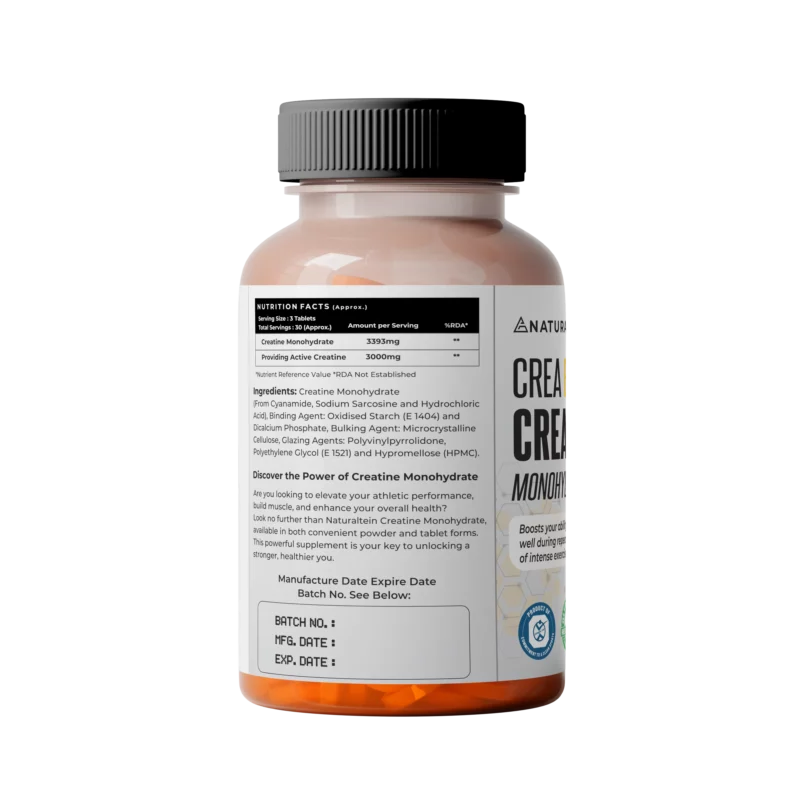 100% Pure Creatine Monohydrate Tablets - Image 3