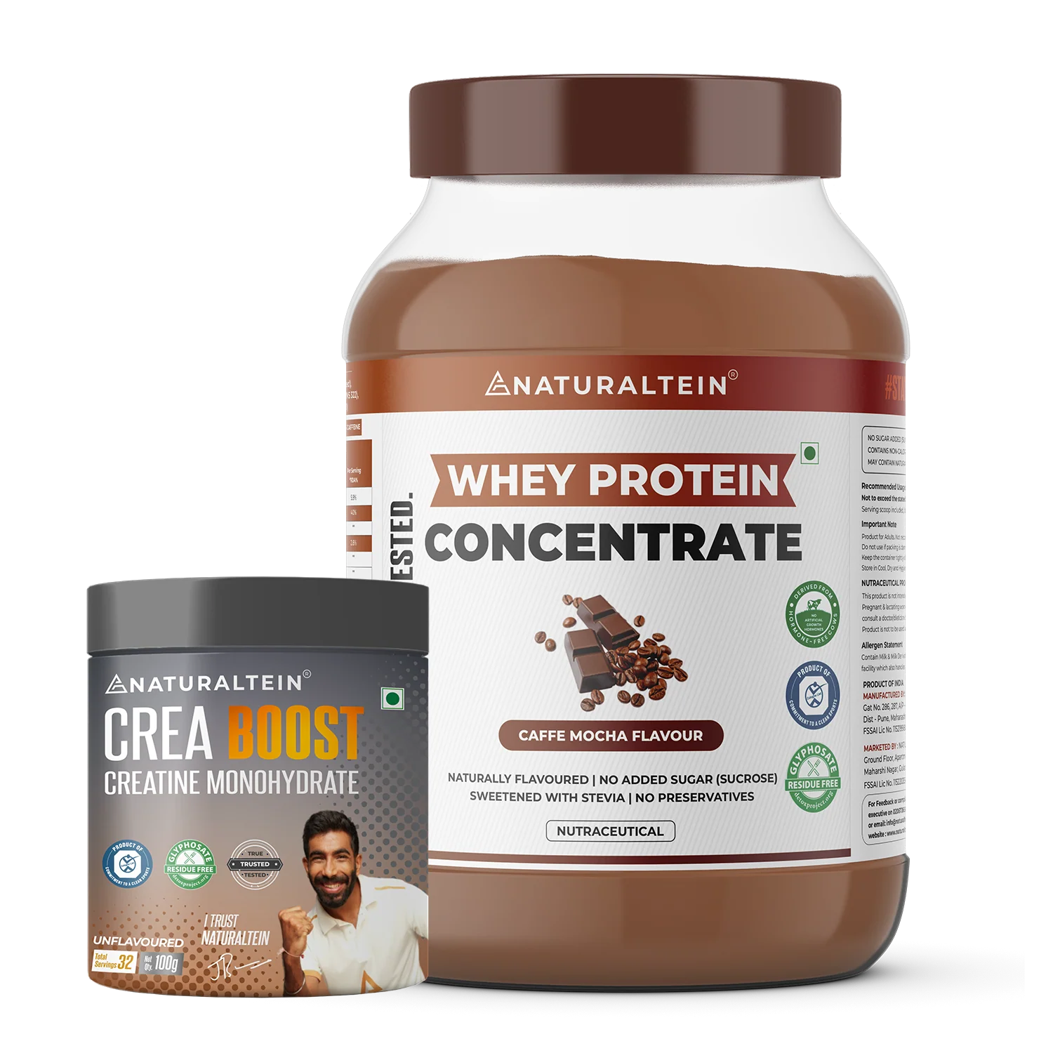 Super Deal - 100% Natural Whey Protein Concentrate (1 kg) + CREA BOOST Creatine Monohydrate - Image 12