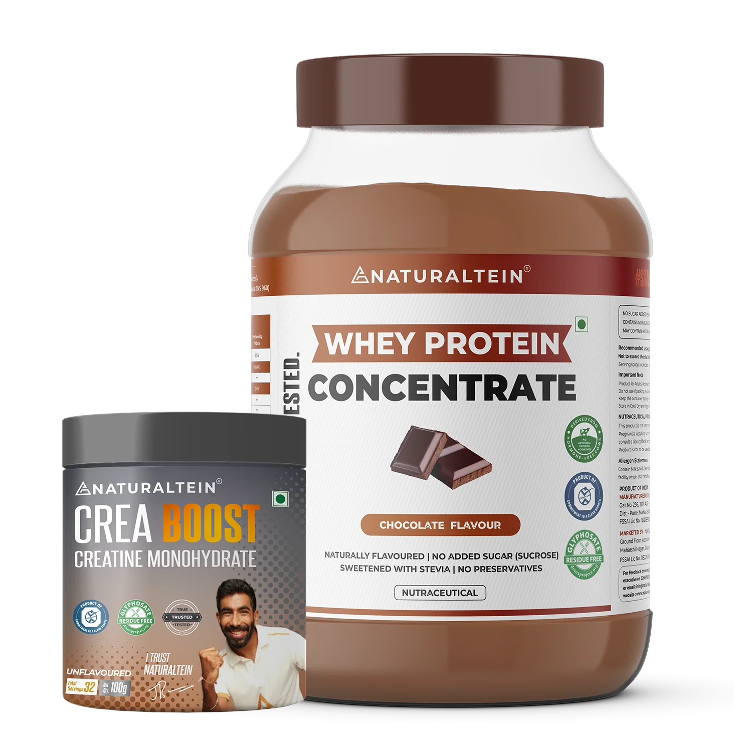 Super Deal - 100% Natural Whey Protein Concentrate (1 kg) + CREA BOOST Creatine Monohydrate - Image 14