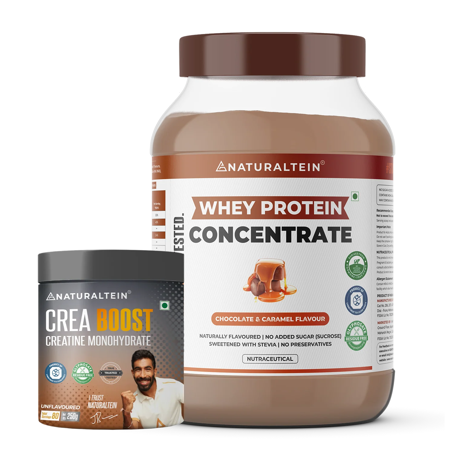 Super Deal - 100% Natural Whey Protein Concentrate (1 kg) + CREA BOOST Creatine Monohydrate - Image 17