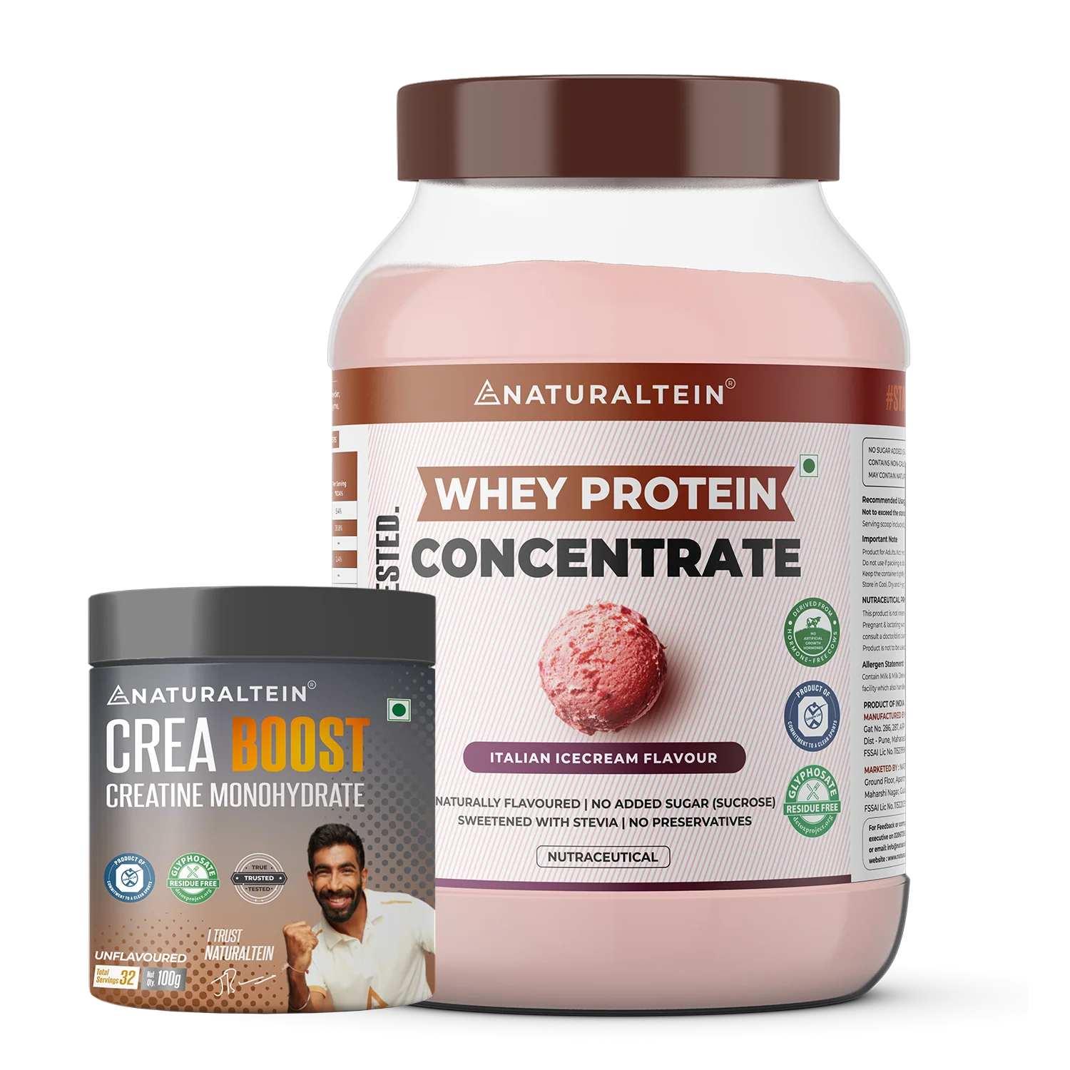 Super Deal - 100% Natural Whey Protein Concentrate (1 kg) + CREA BOOST Creatine Monohydrate - Image 20