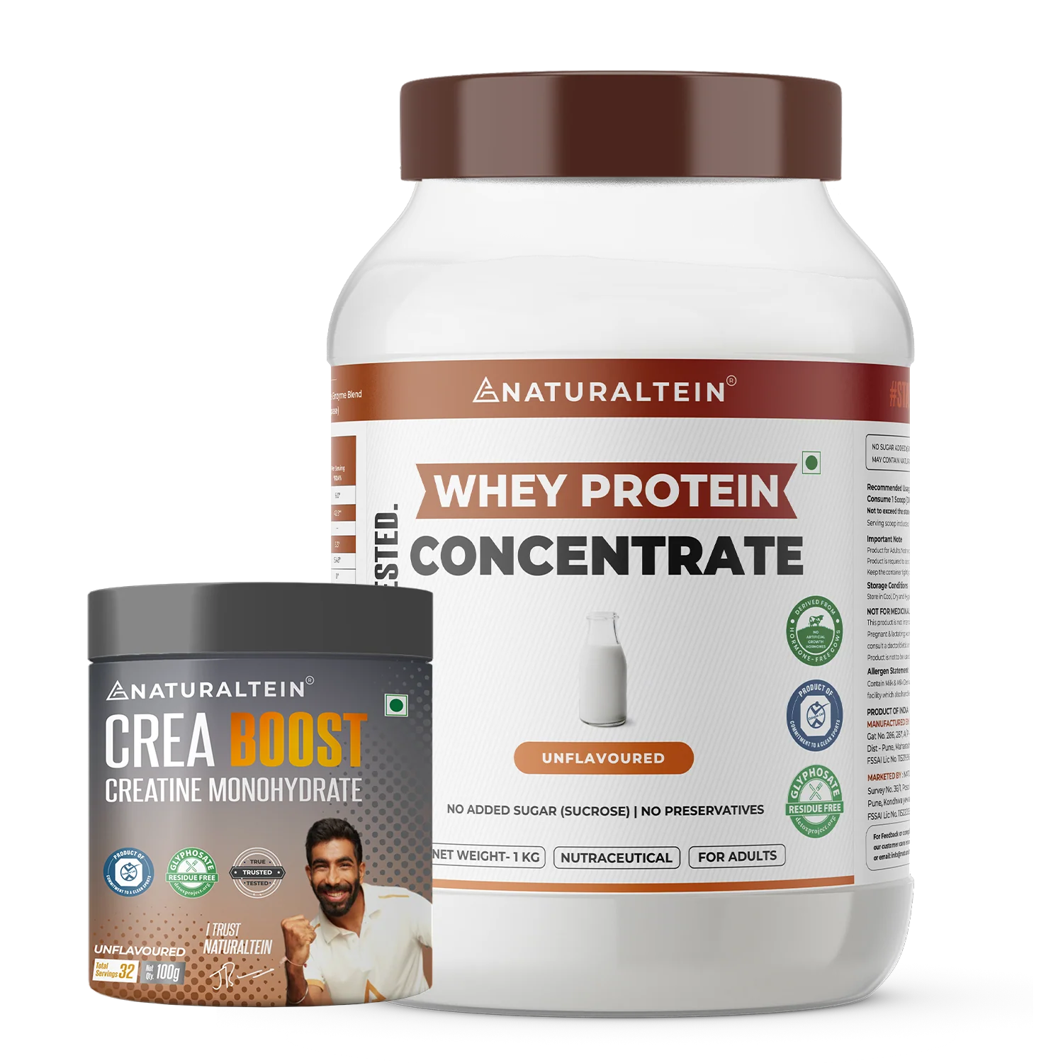 Super Deal - 100% Natural Whey Protein Concentrate (1 kg) + CREA BOOST Creatine Monohydrate - Image 22