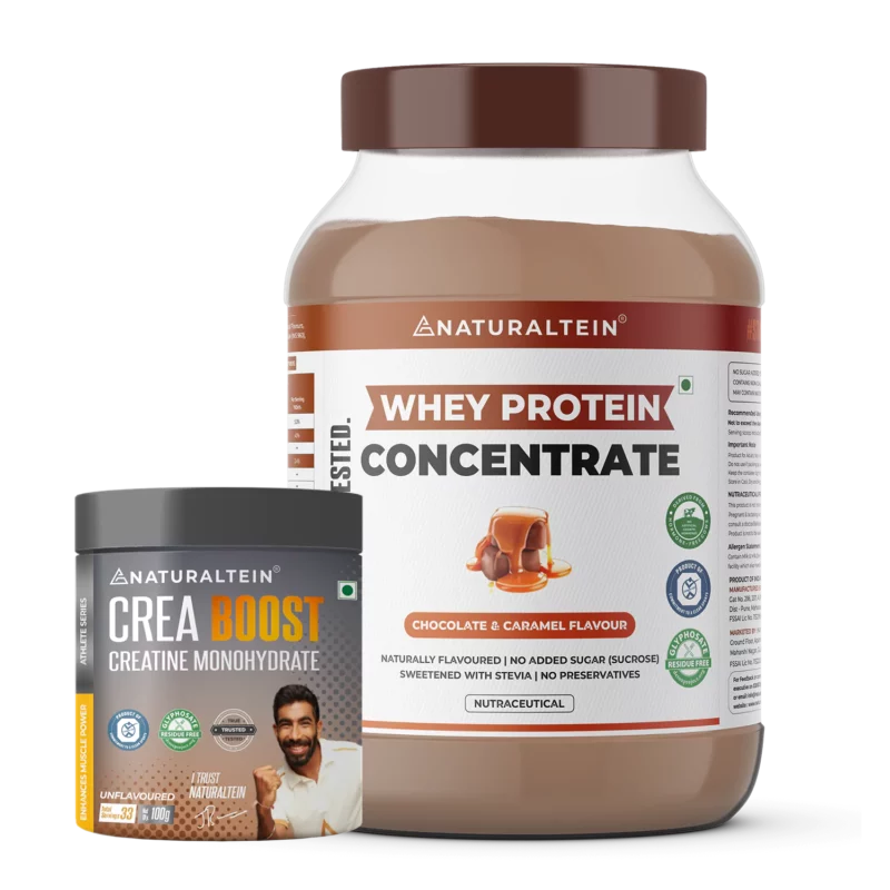 Super Deal - 100% Natural Whey Protein Concentrate (1 kg) + CREA BOOST Creatine Monohydrate - Image 4