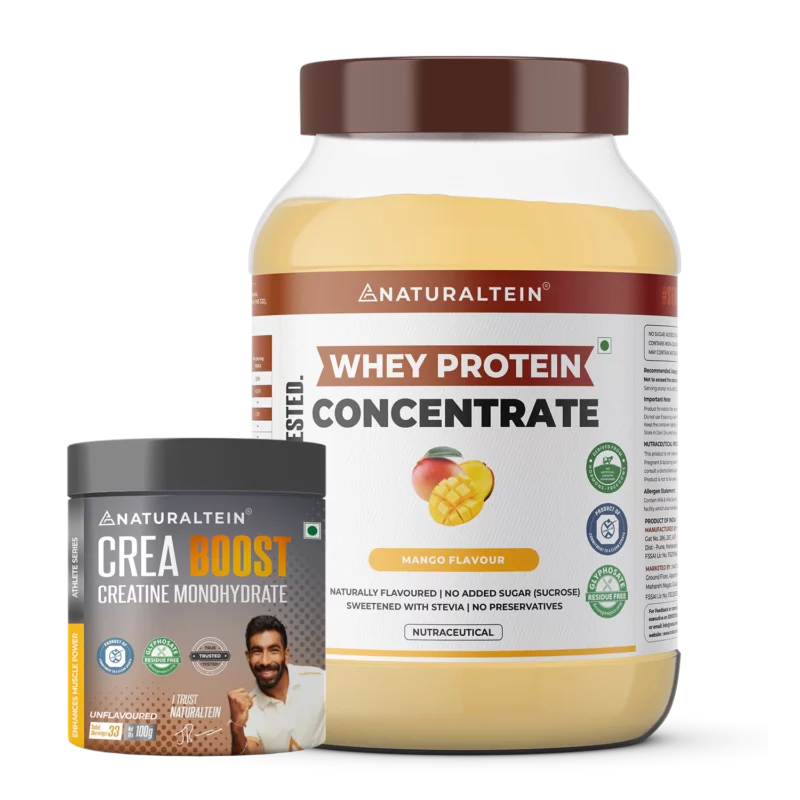 Super Deal - 100% Natural Whey Protein Concentrate (1 kg) + CREA BOOST Creatine Monohydrate - Image 5
