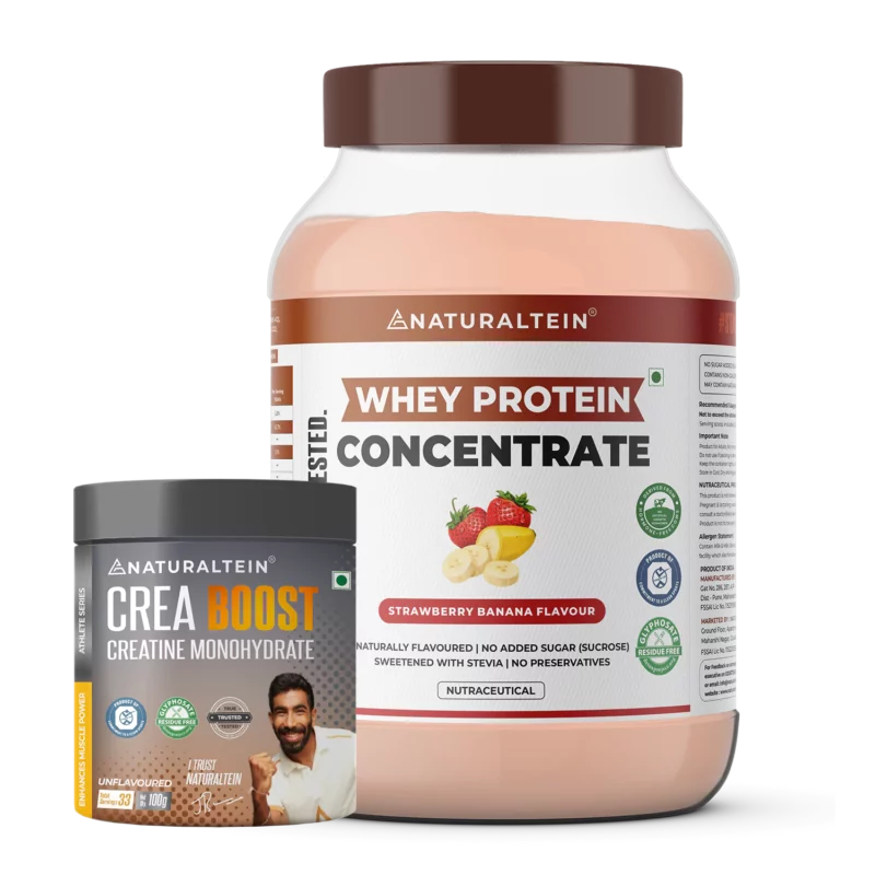 Super Deal - 100% Natural Whey Protein Concentrate (1 kg) + CREA BOOST Creatine Monohydrate - Image 6