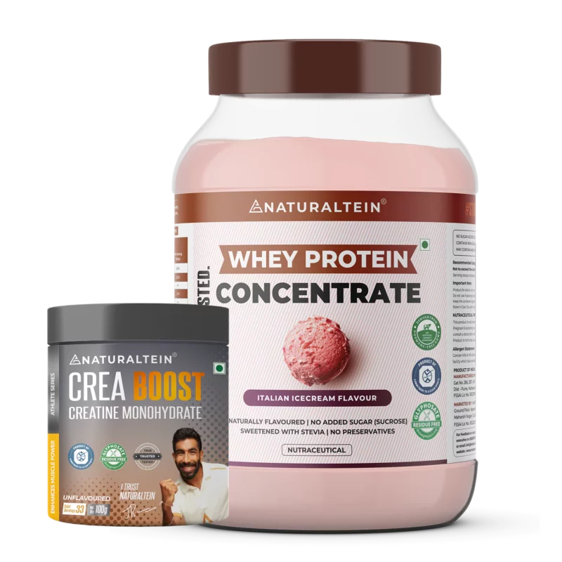 Super Deal - 100% Natural Whey Protein Concentrate (1 kg) + CREA BOOST Creatine Monohydrate - Image 7