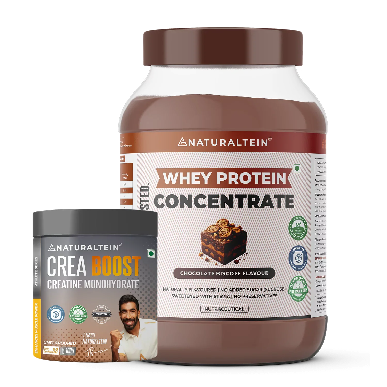 Super Deal - 100% Natural Whey Protein Concentrate (1 kg) + CREA BOOST Creatine Monohydrate - Image 9