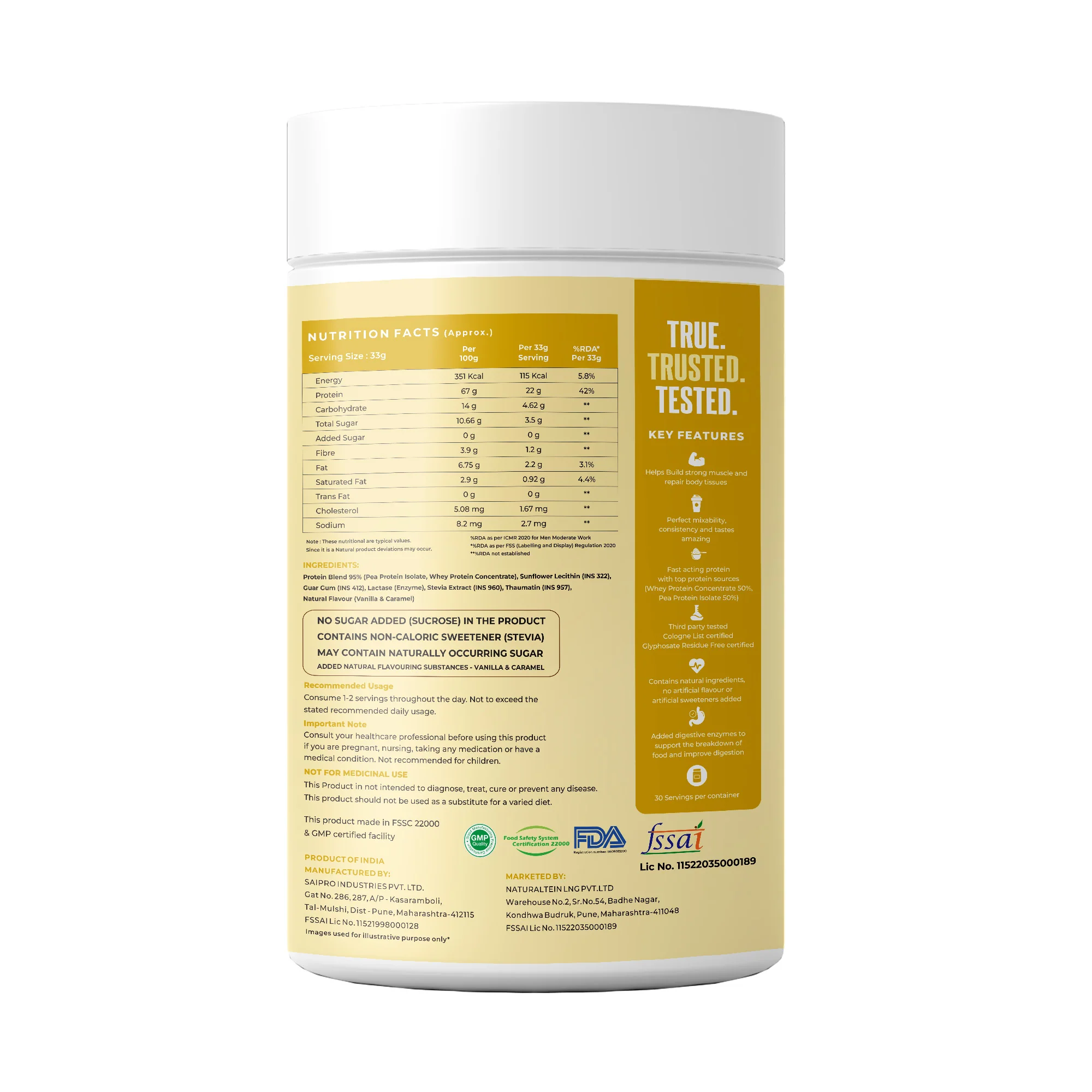The Good Prot – Chocolate | Chocolate Caramel | Vanilla Caramel (1 kg, 2 kg) - Image 8
