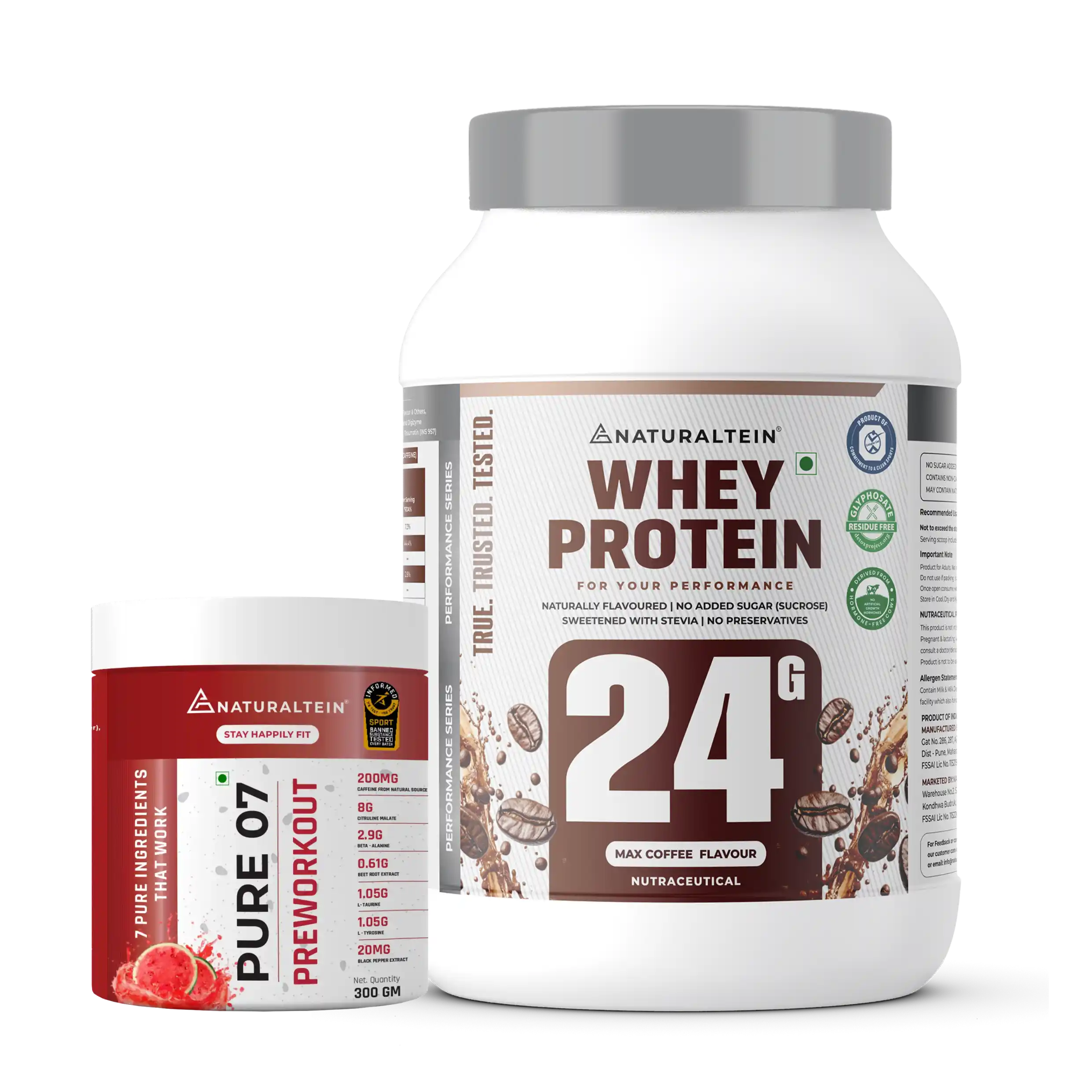 Great Value Deal – 100% Natural Whey Protein – Max (1kg) + Pure 07 Preworkout (300g) - Image 19