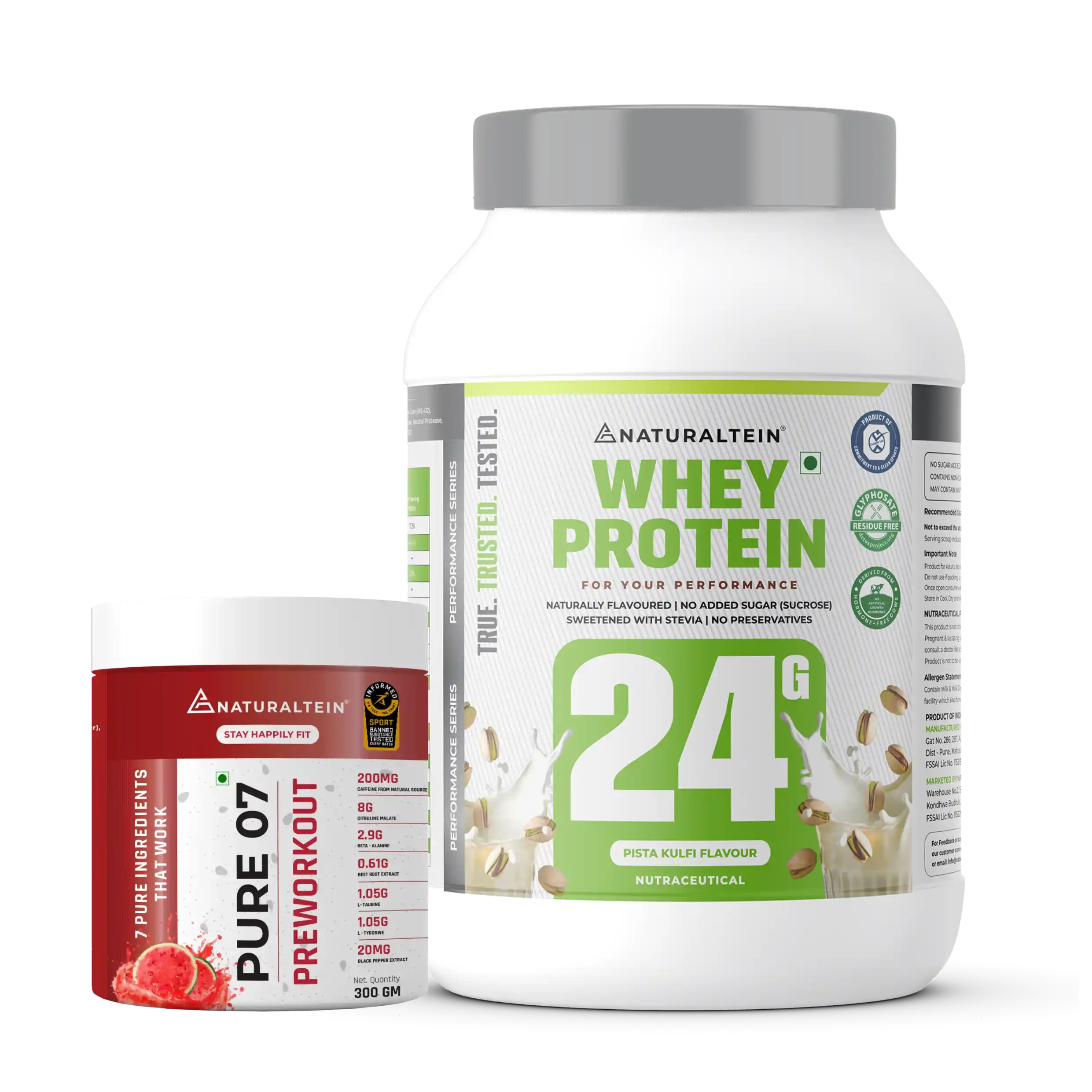 Great Value Deal – 100% Natural Whey Protein – Max (1kg) + Pure 07 Preworkout (300g) - Image 22