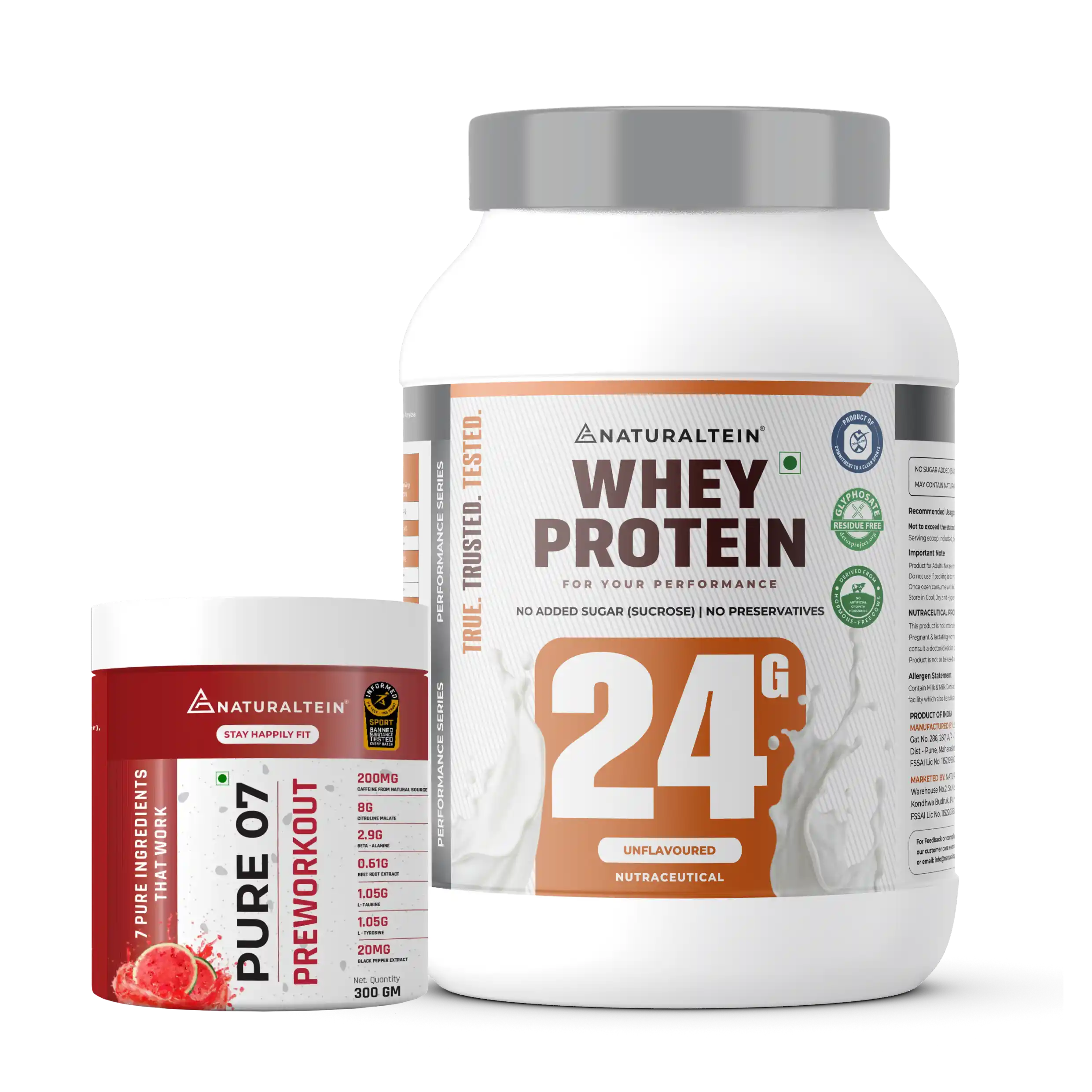 Great Value Deal – 100% Natural Whey Protein – Max (1kg) + Pure 07 Preworkout (300g) - Image 29