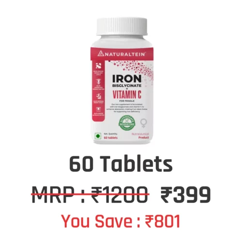 Iron Bisglycinate + Vitamin C for Female - Image 4