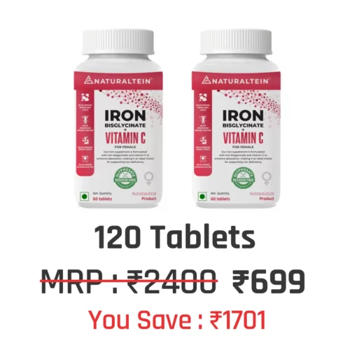 Iron Bisglycinate + Vitamin C for Female - Image 5
