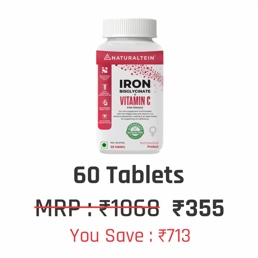 Iron Bisglycinate + Vitamin C for Female - Image 6