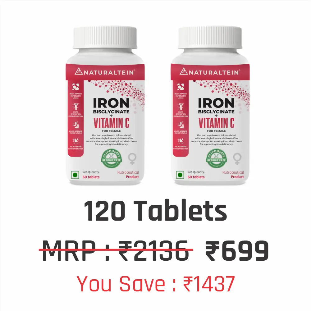 Iron Bisglycinate + Vitamin C for Female - Image 7