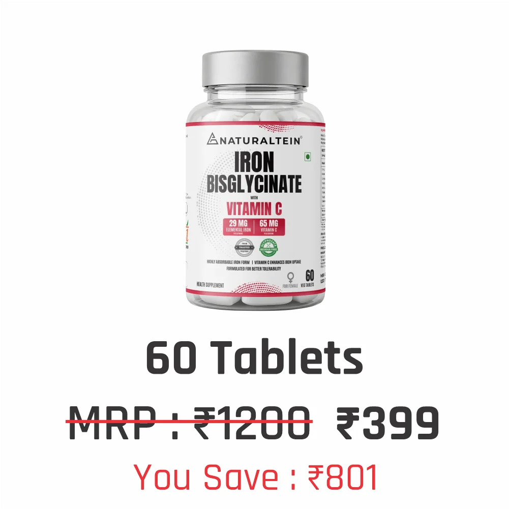 Iron Bisglycinate + Vitamin C for Female - Image 8