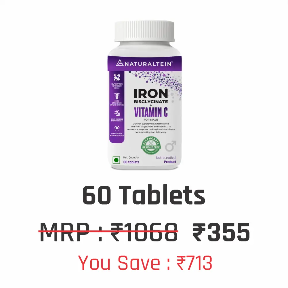Iron Bisglycinate + Vitamin C for Male - Image 7