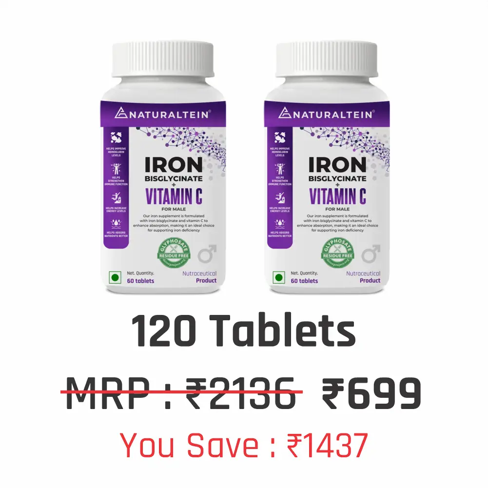 Iron Bisglycinate + Vitamin C for Male - Image 8