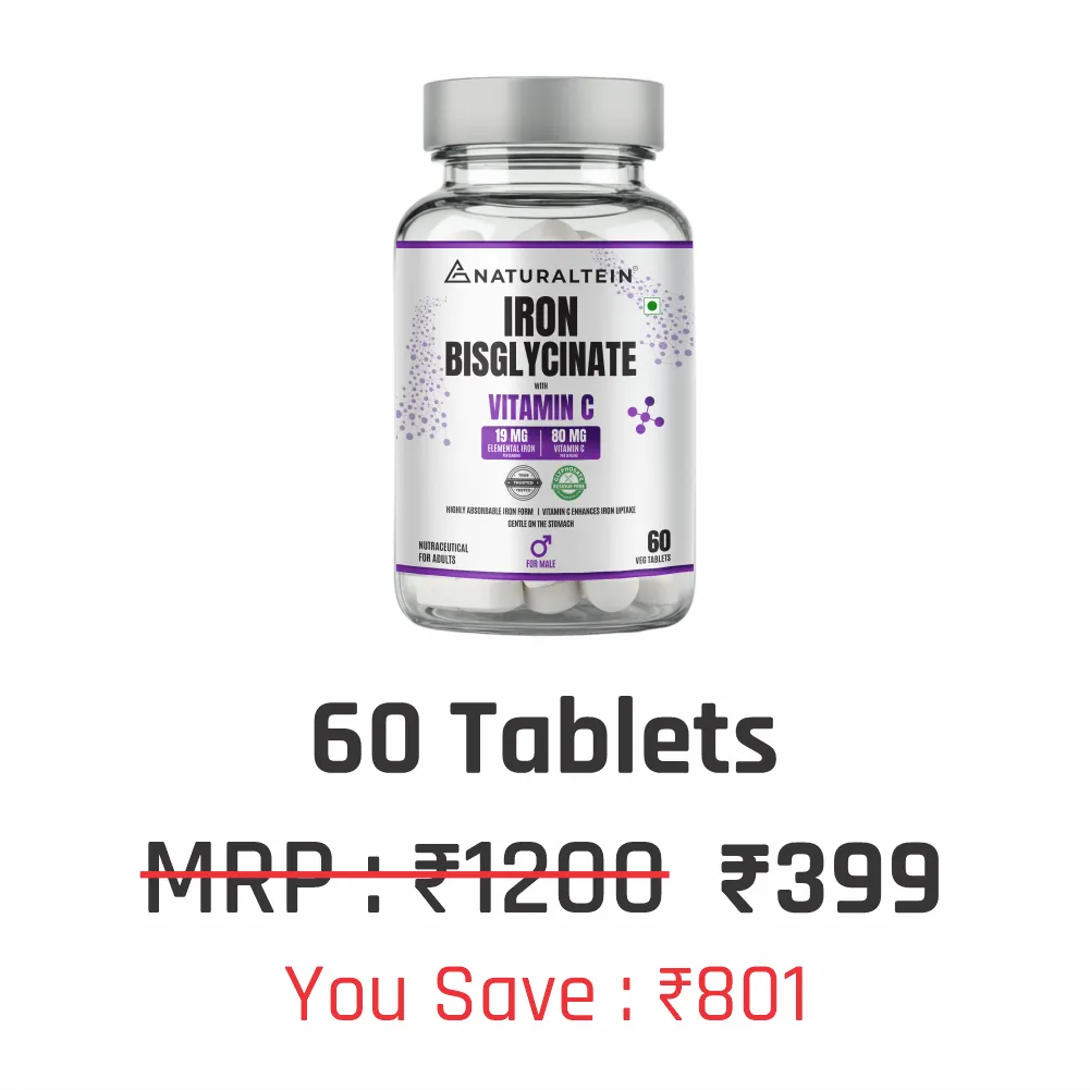 Iron Bisglycinate + Vitamin C for Male - Image 9