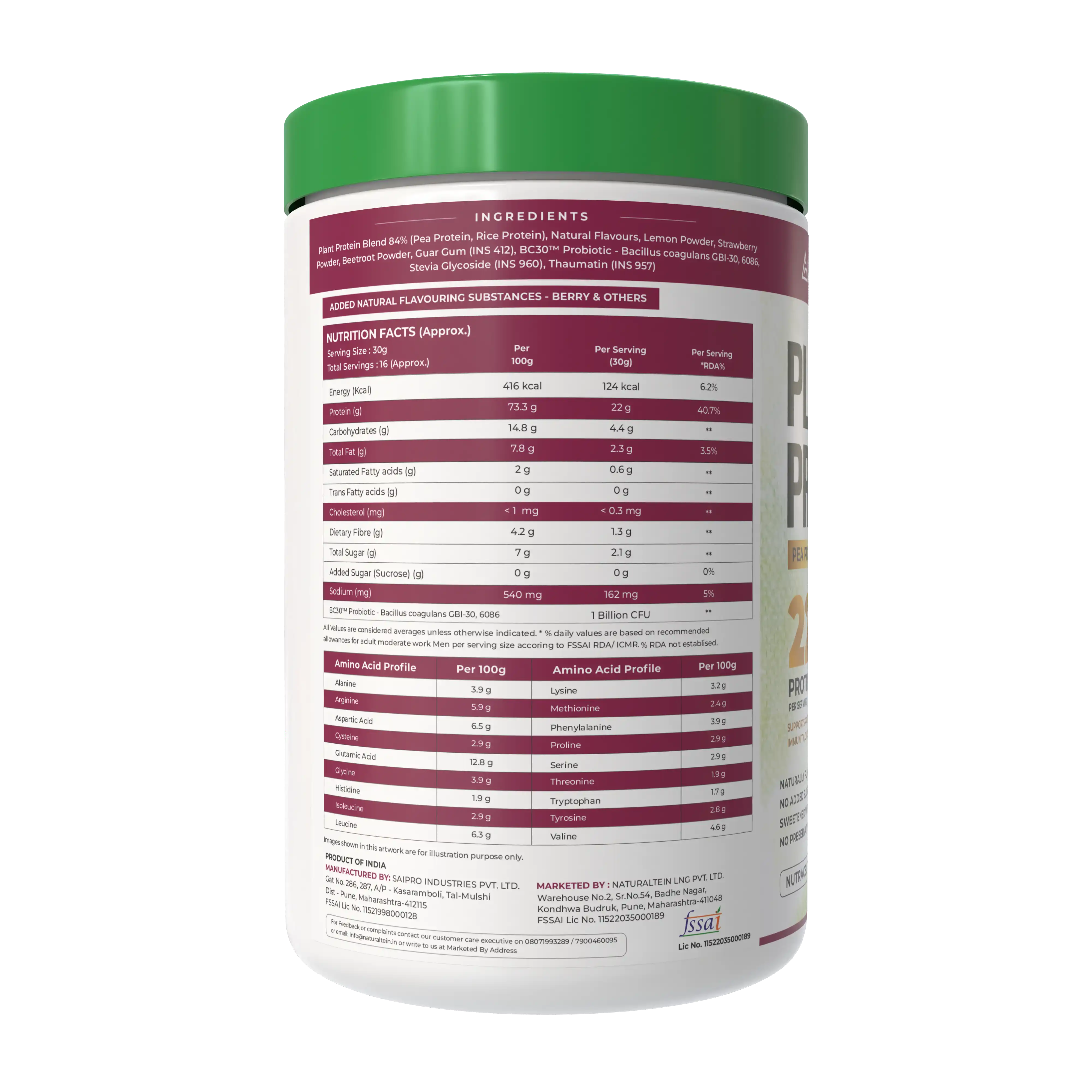 100% Natural Plant Protein - Image 26