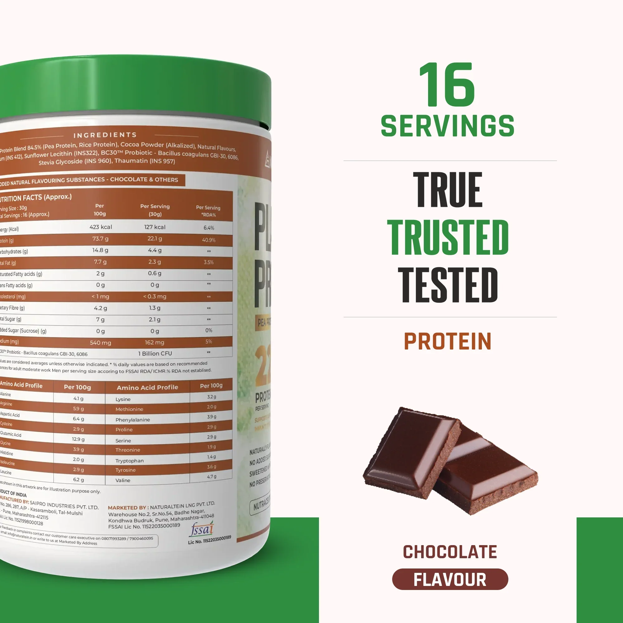 100% Natural Plant Protein - Image 4
