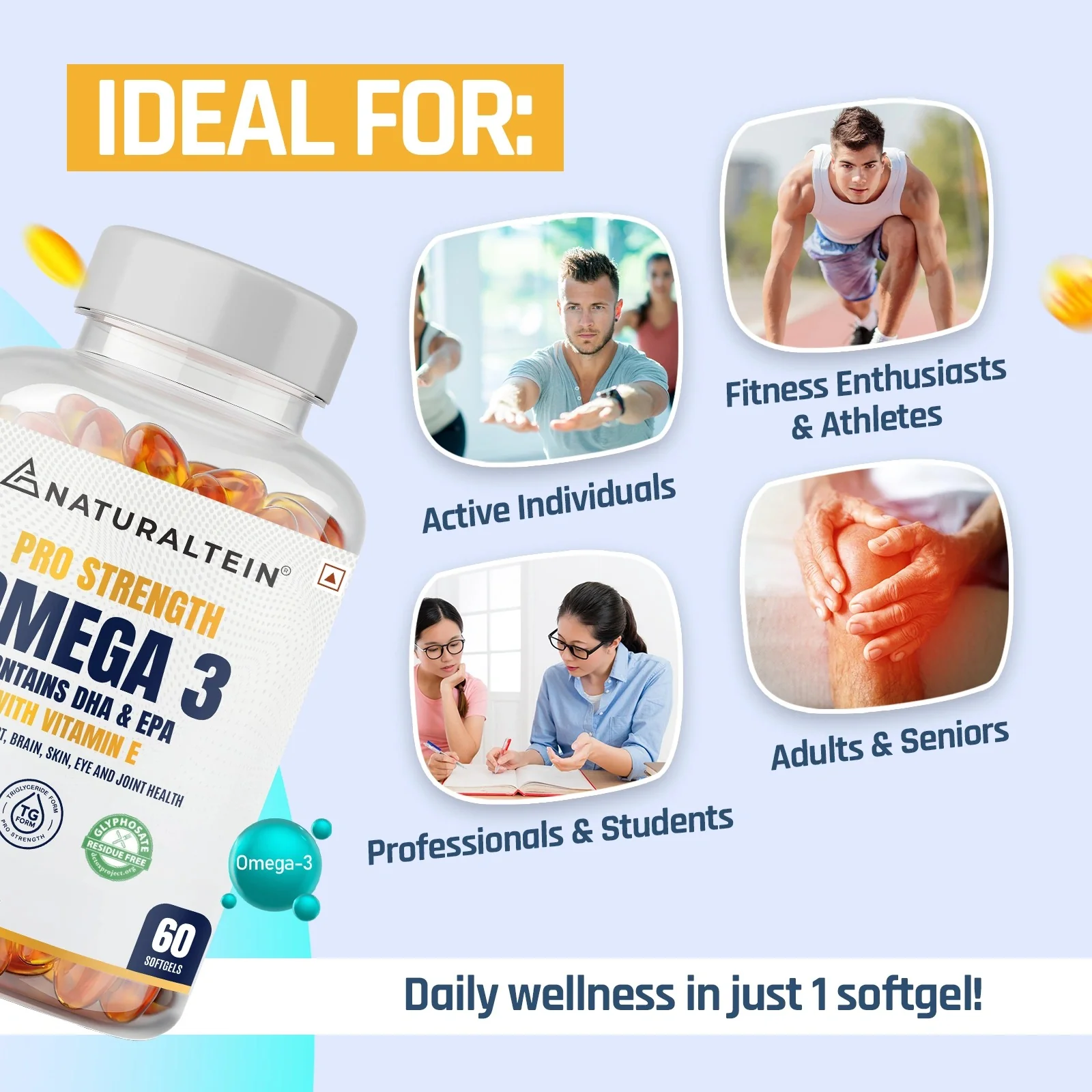 Pro Strength Omega 3 with Vitamin E - Image 3