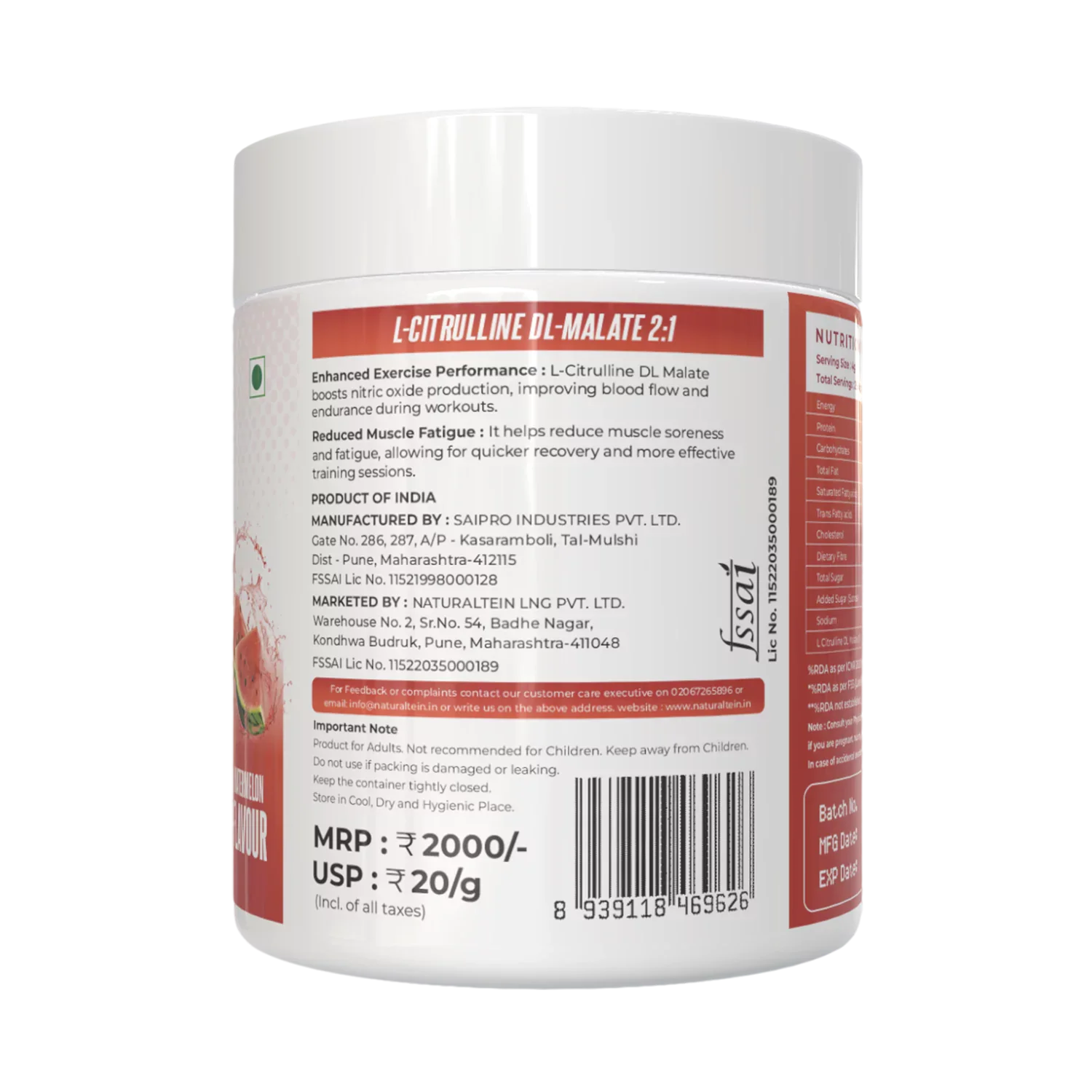 100% Pure Citrulline Malate - Image 4