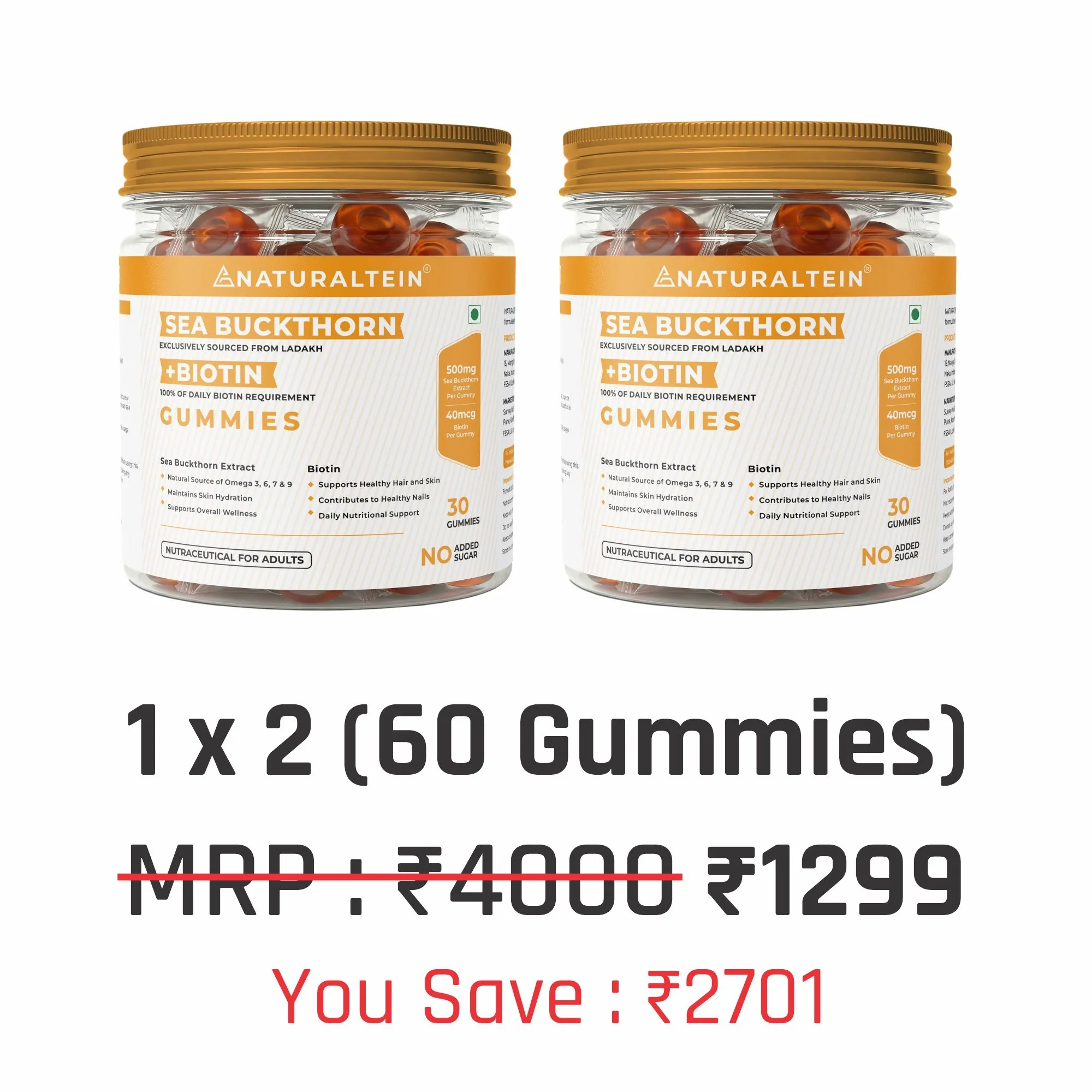 Sea Buckthorn + Biotin Gummies - Image 12