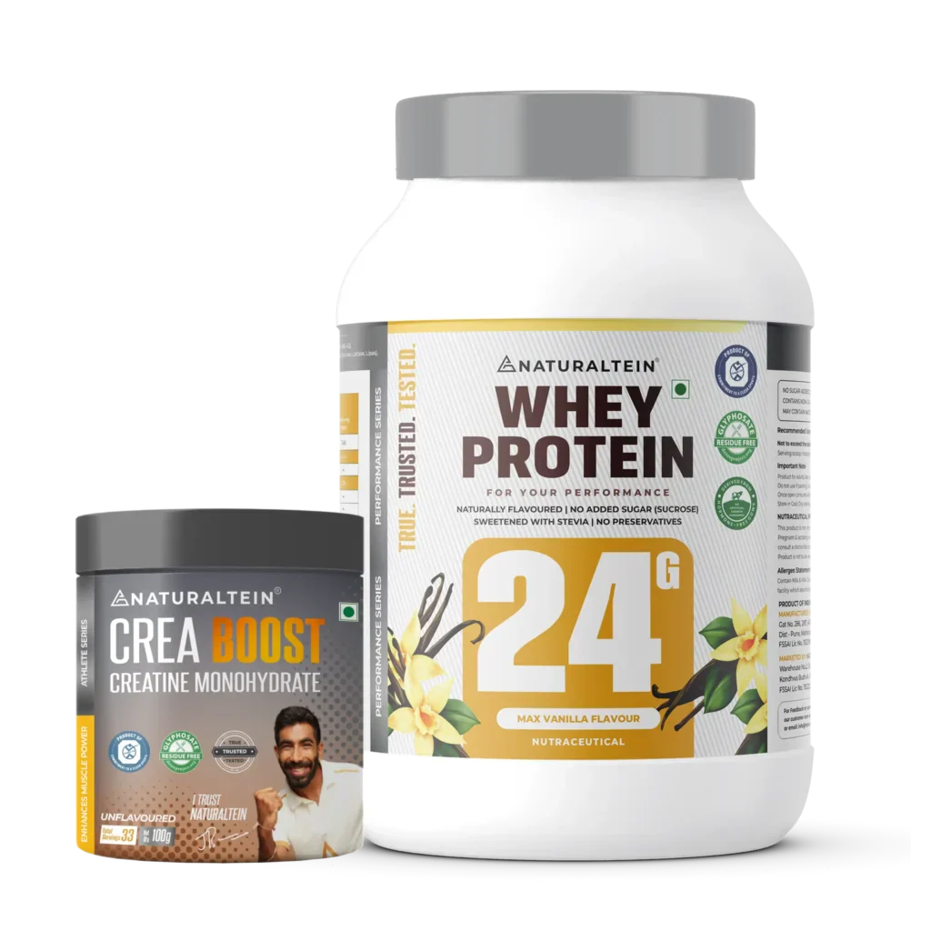 Super Deal – 100% Natural Whey Protein – Max (1 kg) + CREA BOOST Creatine Monohydrate - Image 21