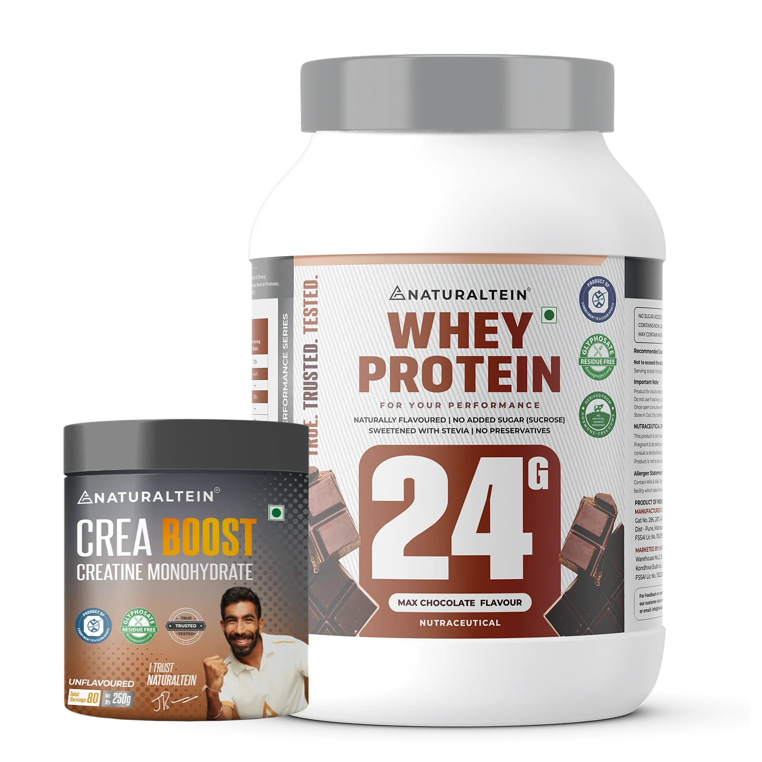 Super Deal – 100% Natural Whey Protein – Max (1 kg) + CREA BOOST Creatine Monohydrate - Image 29