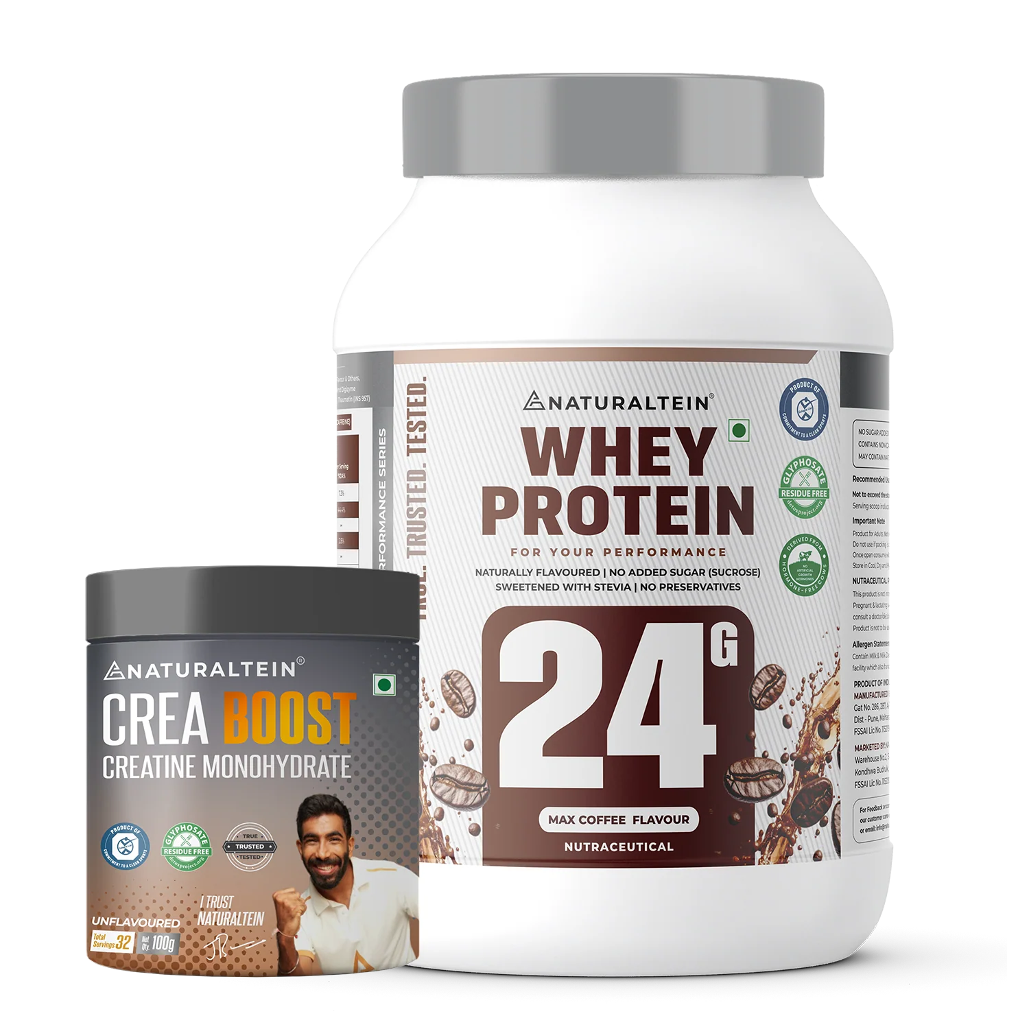 Super Deal – 100% Natural Whey Protein – Max (1 kg) + CREA BOOST Creatine Monohydrate - Image 30