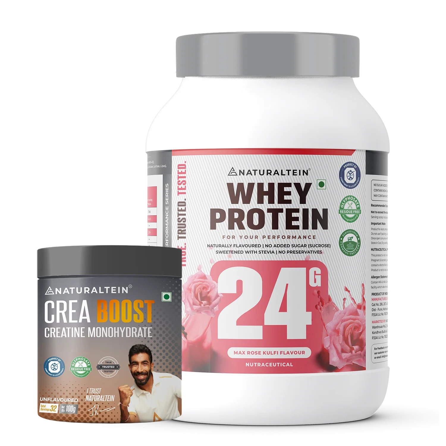Super Deal – 100% Natural Whey Protein – Max (1 kg) + CREA BOOST Creatine Monohydrate - Image 34