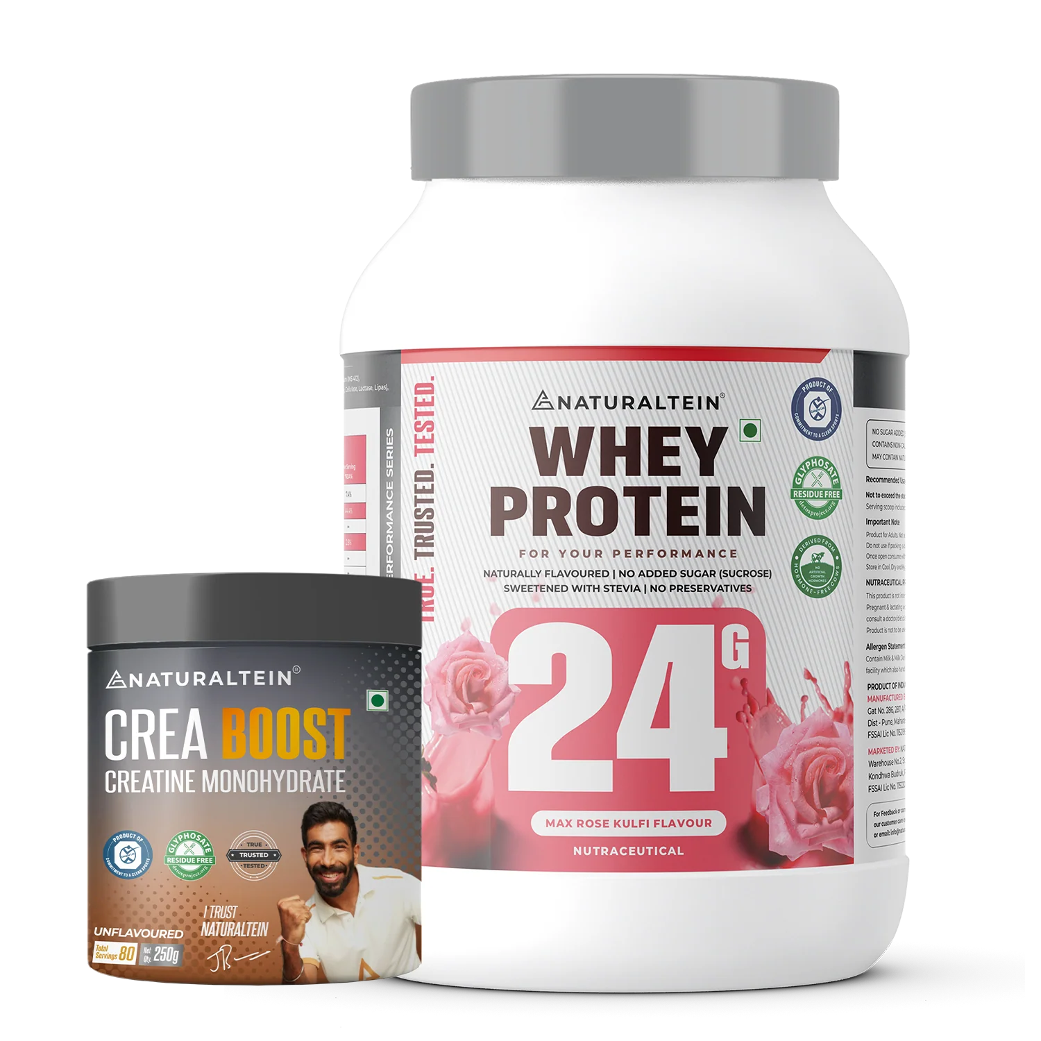 Super Deal – 100% Natural Whey Protein – Max (1 kg) + CREA BOOST Creatine Monohydrate - Image 35