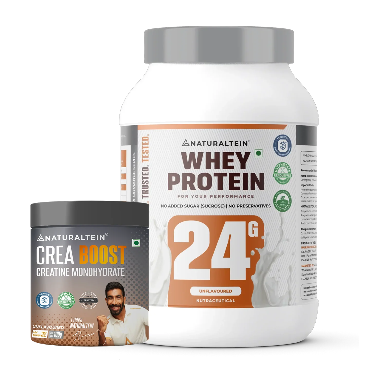 Super Deal – 100% Natural Whey Protein – Max (1 kg) + CREA BOOST Creatine Monohydrate - Image 36