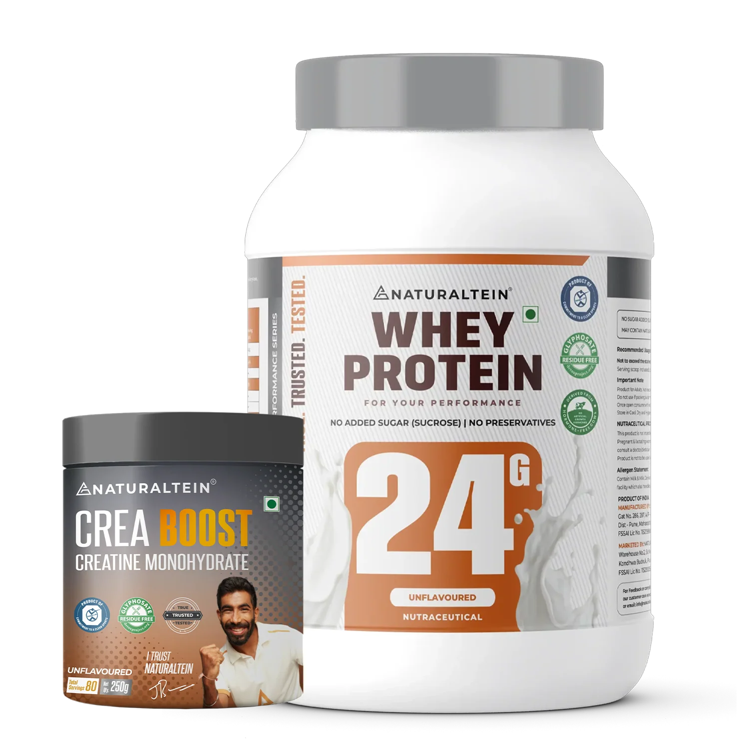 Super Deal – 100% Natural Whey Protein – Max (1 kg) + CREA BOOST Creatine Monohydrate - Image 37