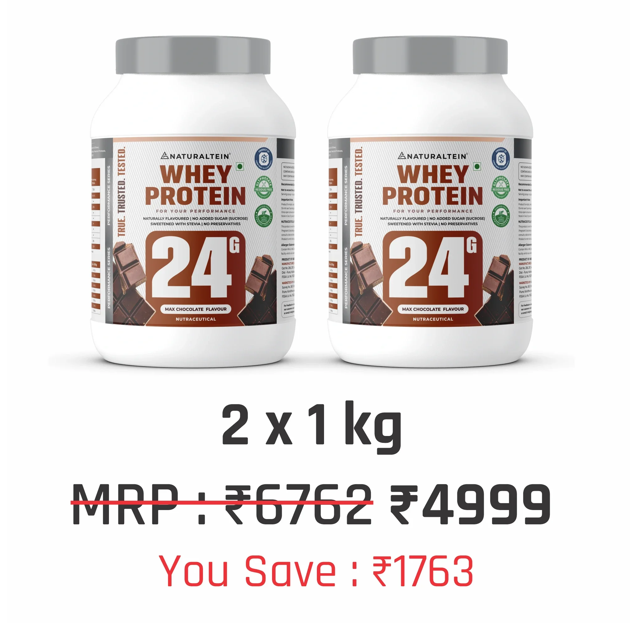 100% Natural Whey Protein Max - Image 159