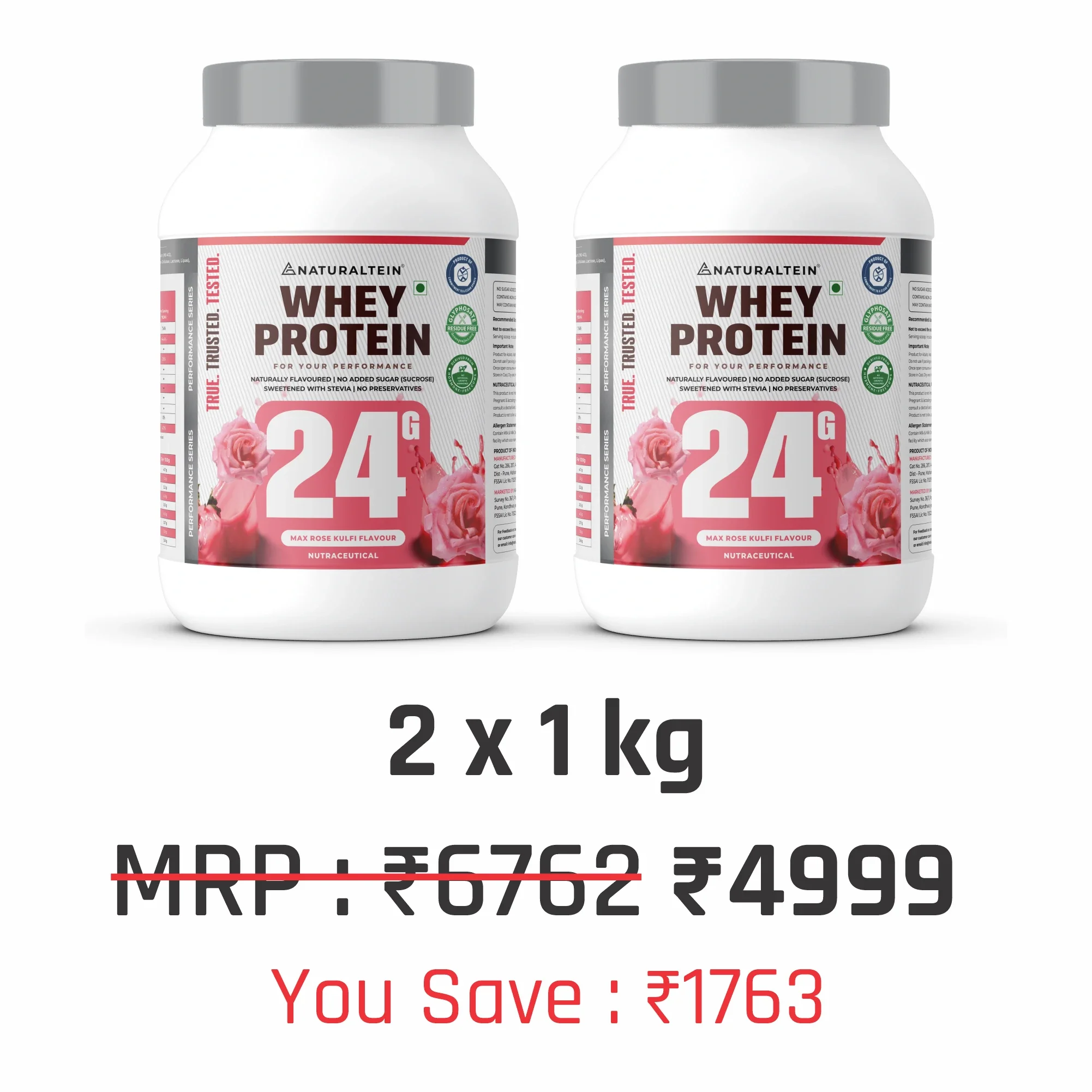 100% Natural Whey Protein Max - Image 163