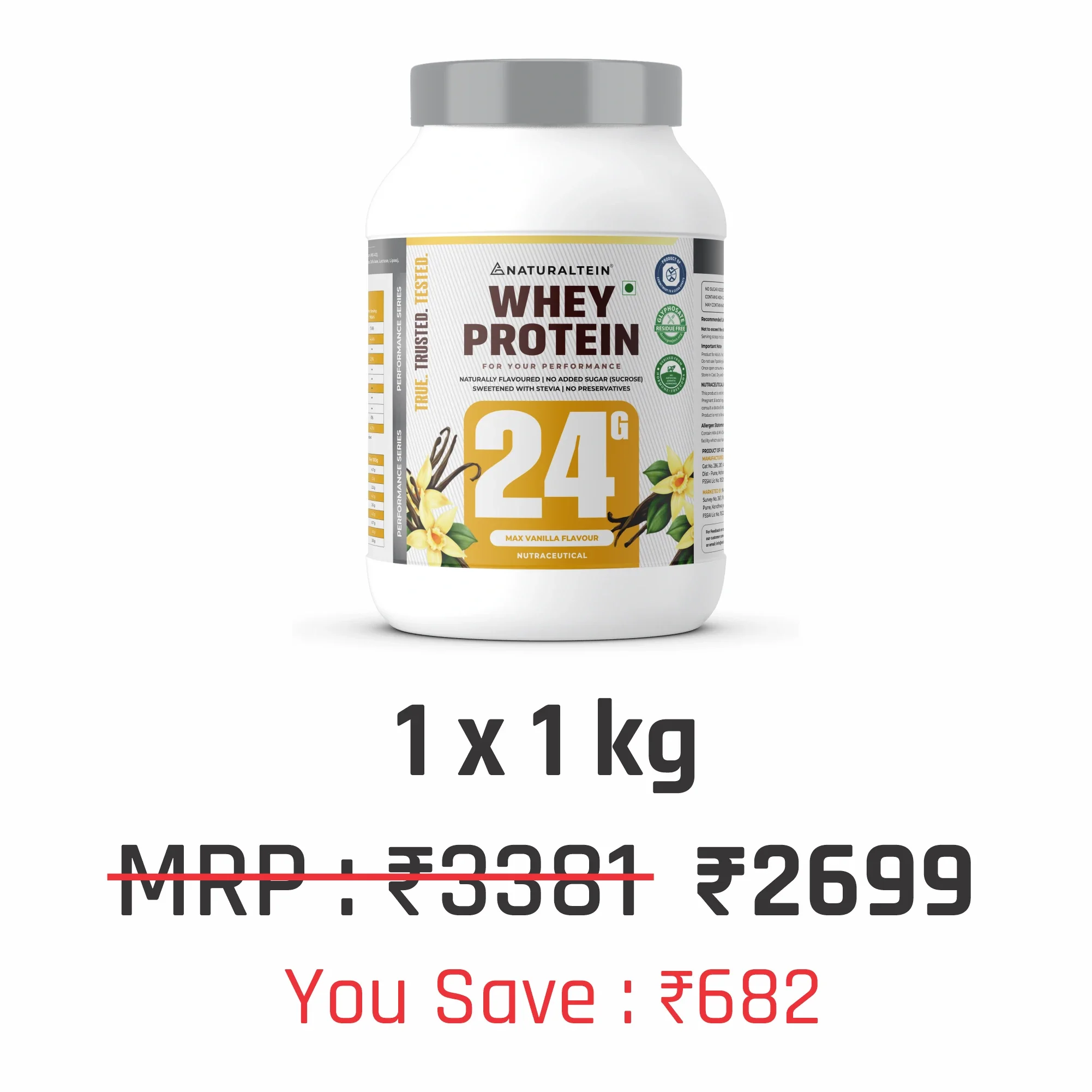 100% Natural Whey Protein Max - Image 164
