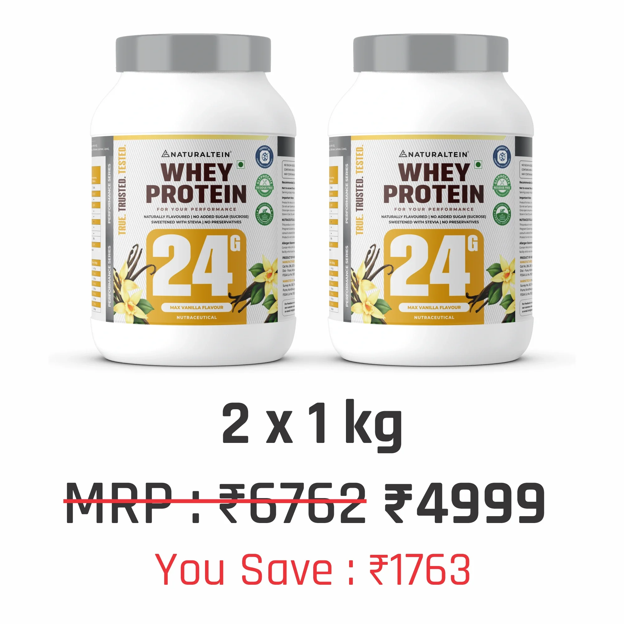 100% Natural Whey Protein Max - Image 165