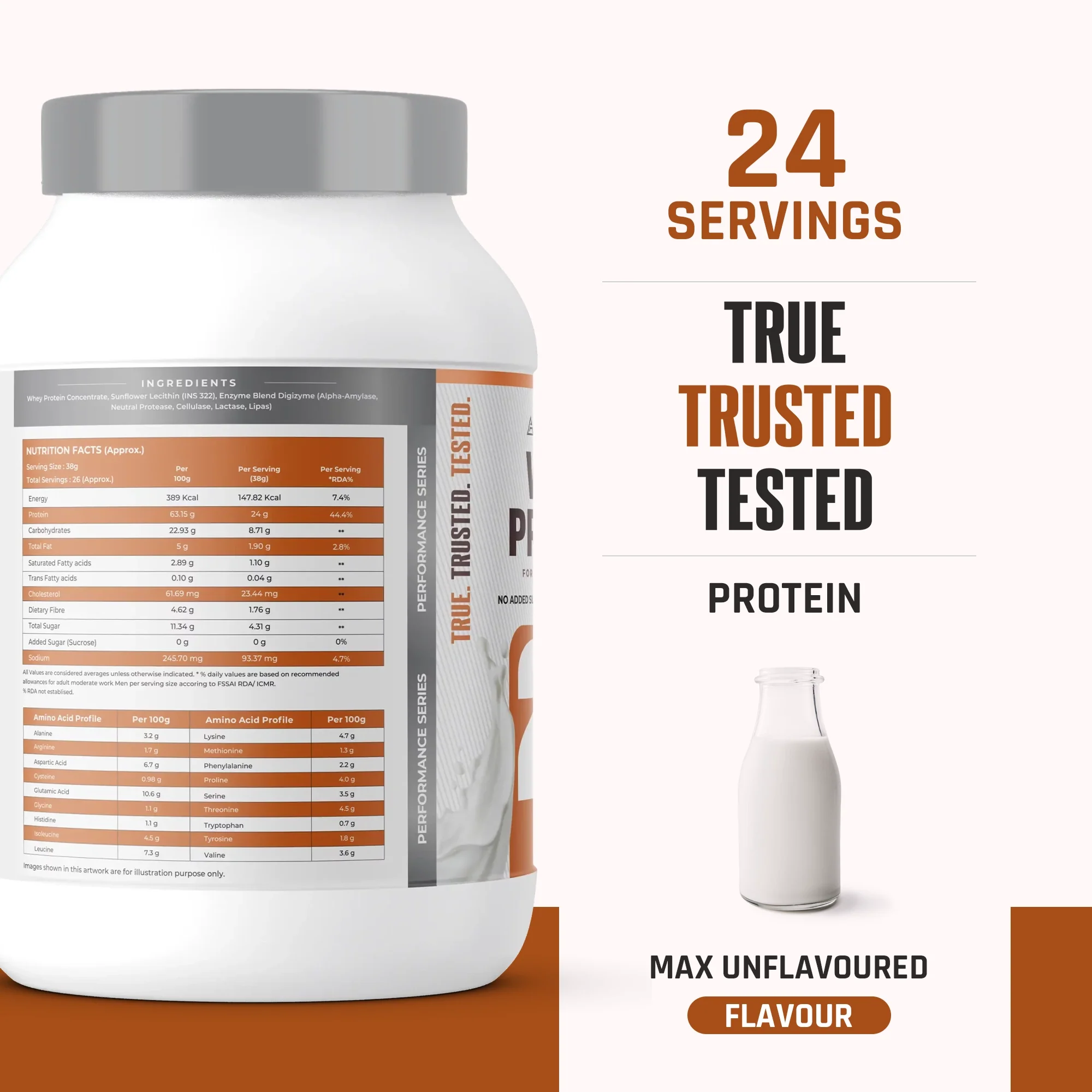 100% Natural Whey Protein Max - Image 86