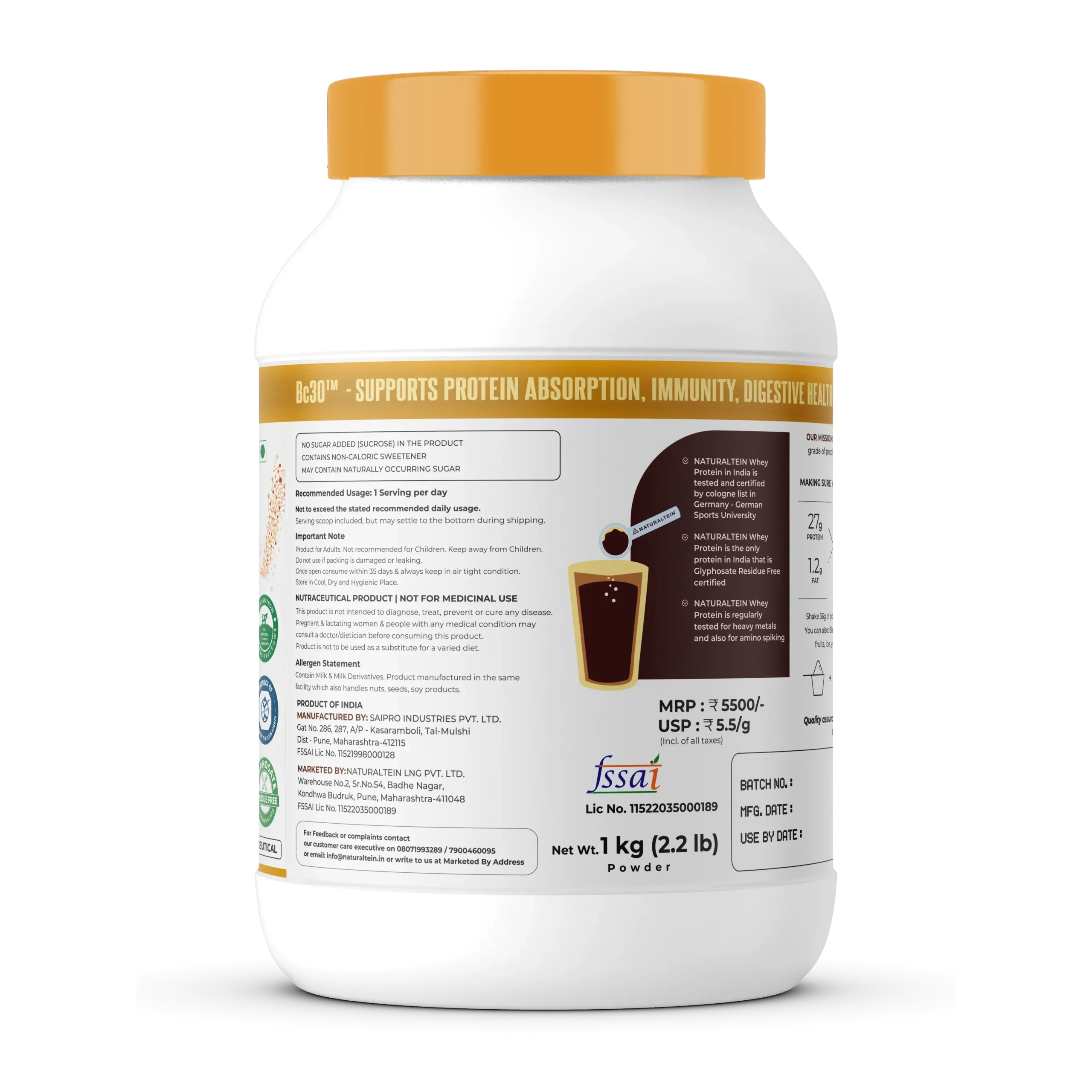 100% Natural Whey Protein ISO BOOST - Image 27