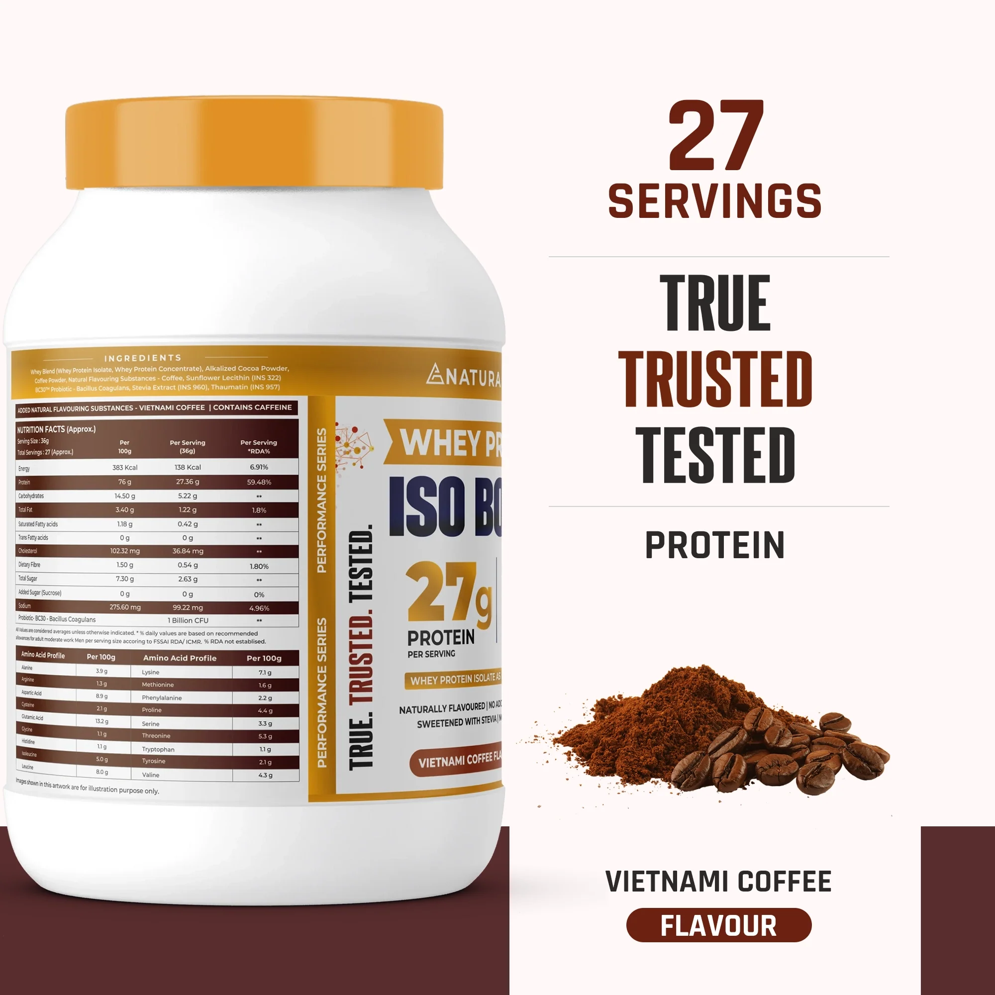 100% Natural Whey Protein ISO BOOST - Image 28