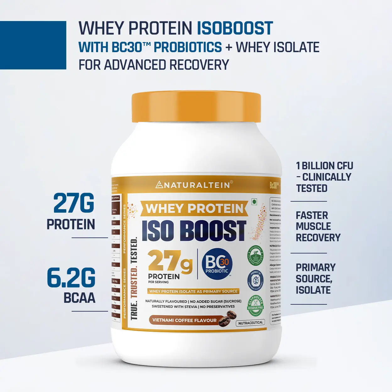 100% Natural Whey Protein ISO BOOST - Image 29