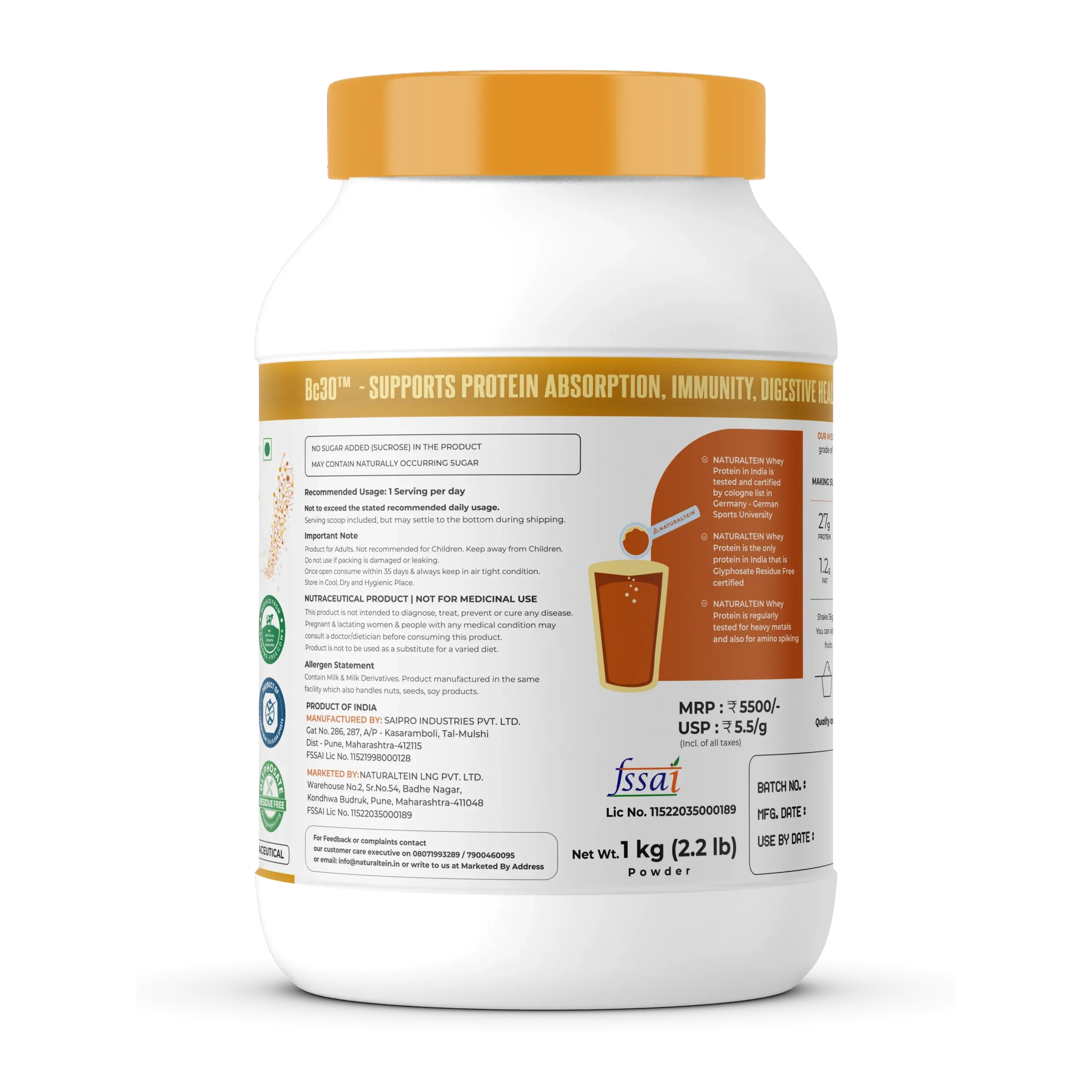 100% Natural Whey Protein ISO BOOST - Image 39