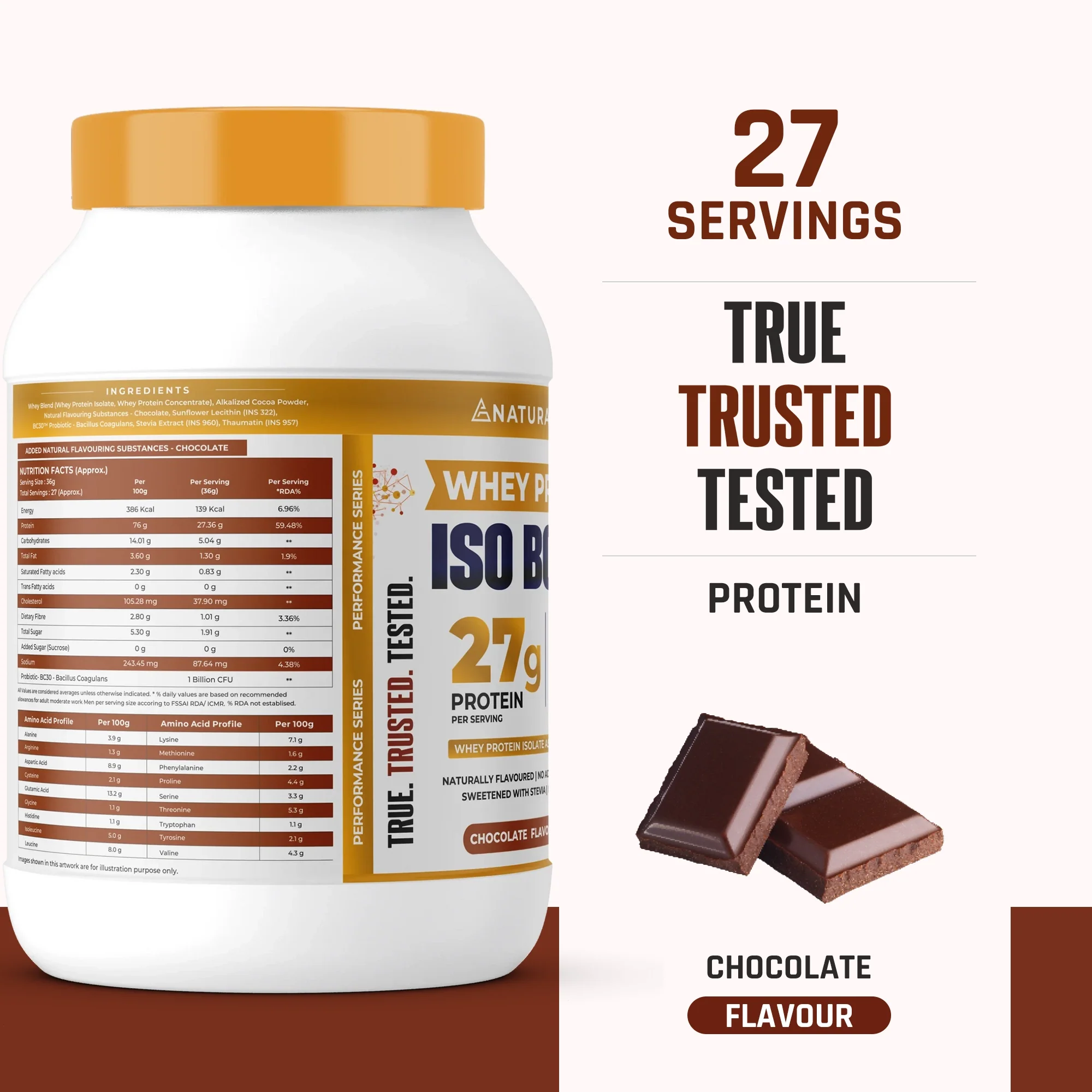 100% Natural Whey Protein ISO BOOST - Image 4
