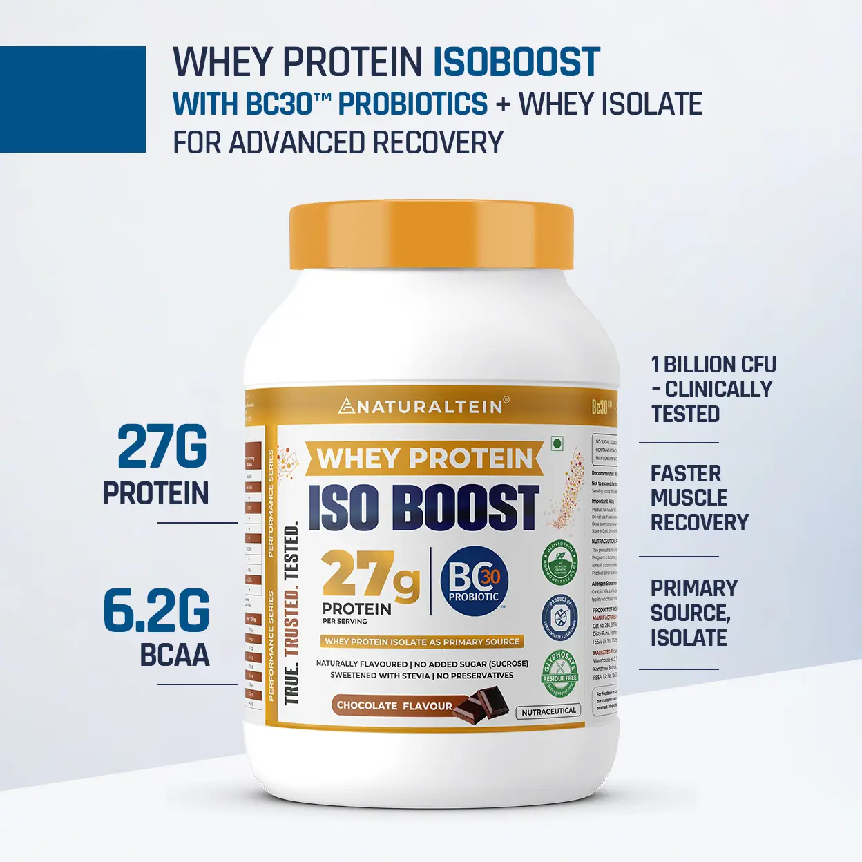 100% Natural Whey Protein ISO BOOST - Image 6