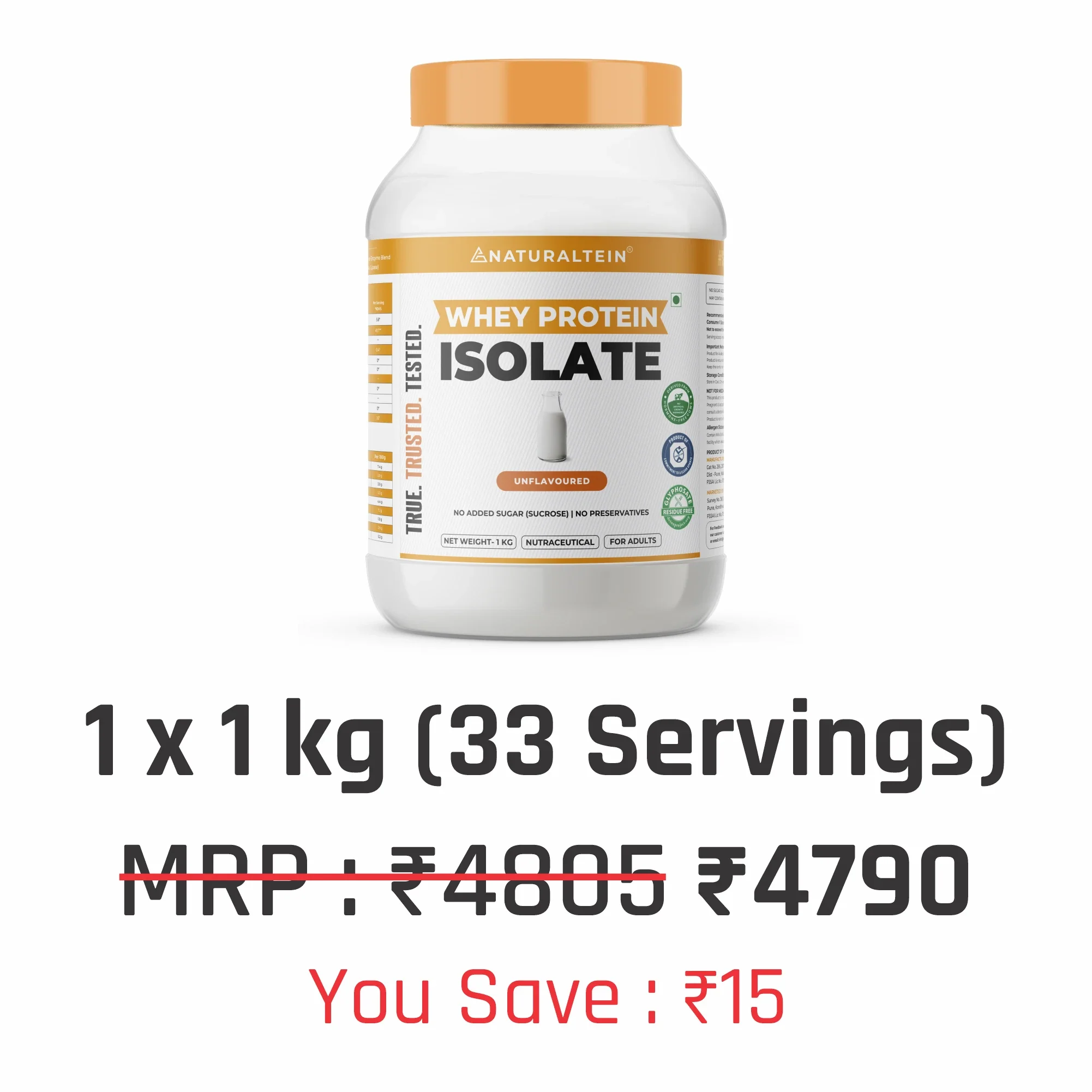 100% Natural Whey Protein Isolate - Image 147