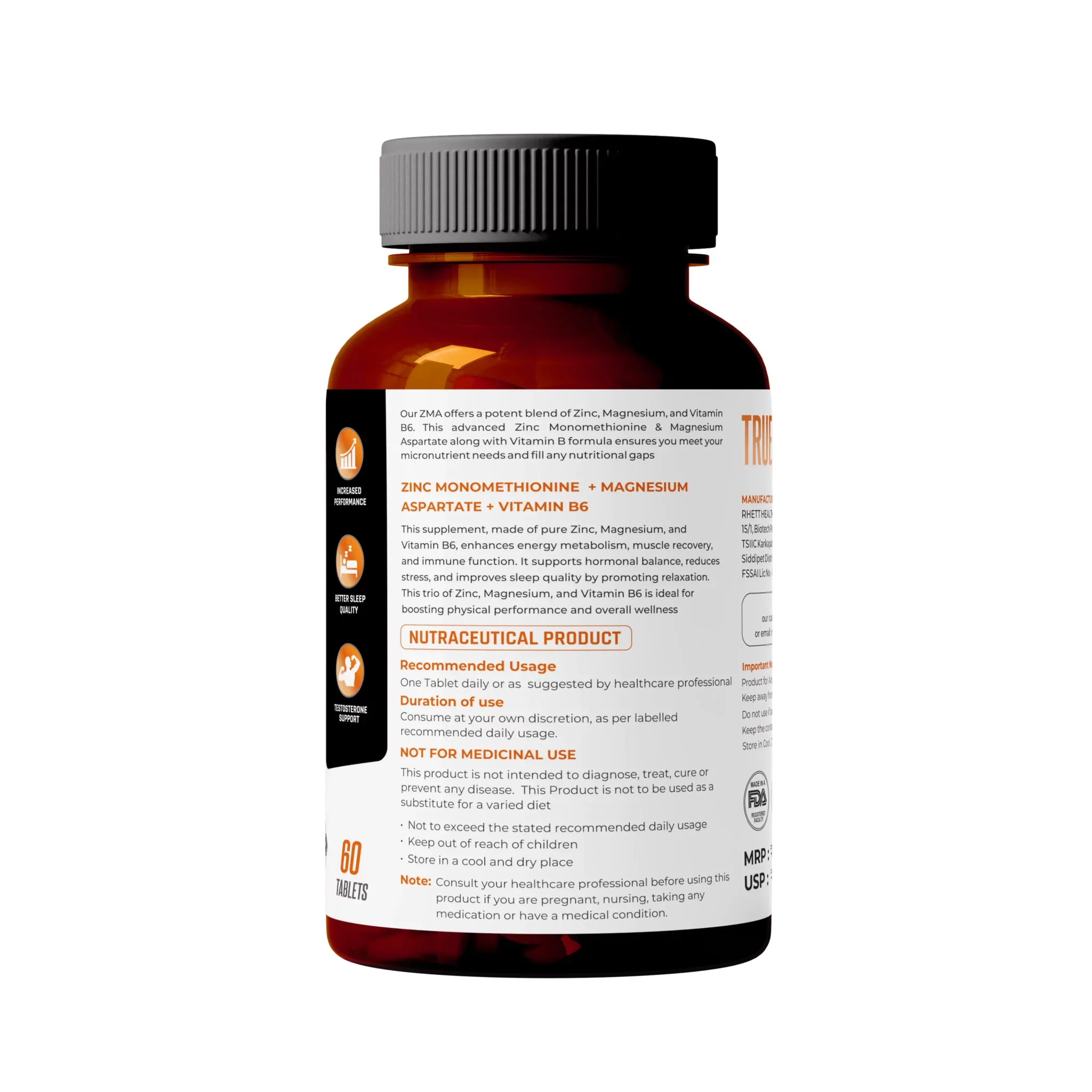 ZMA (Zinc Magnesium Vitamin B6) - Image 5